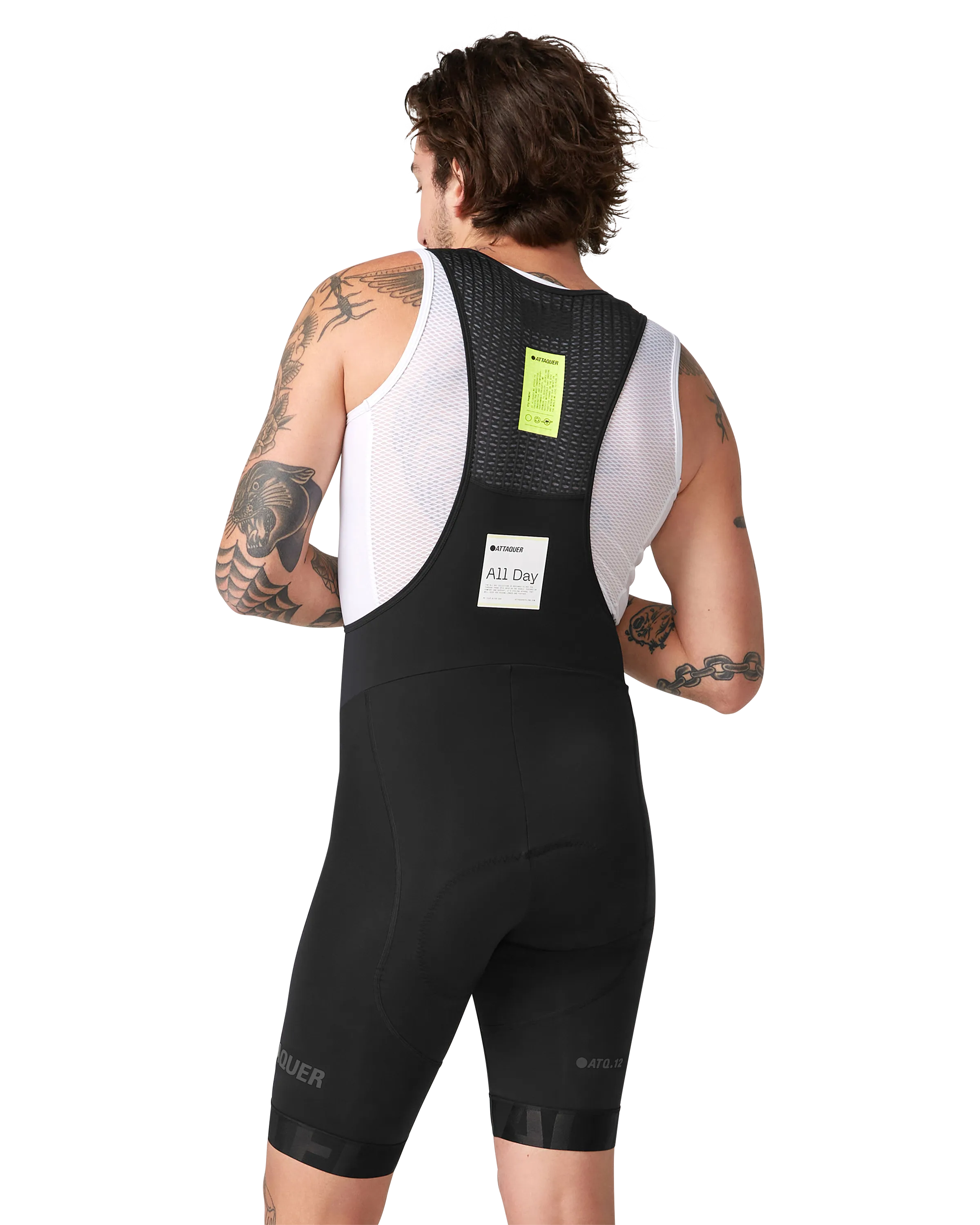 All Day Bib Short Black/Tonal - Image 3