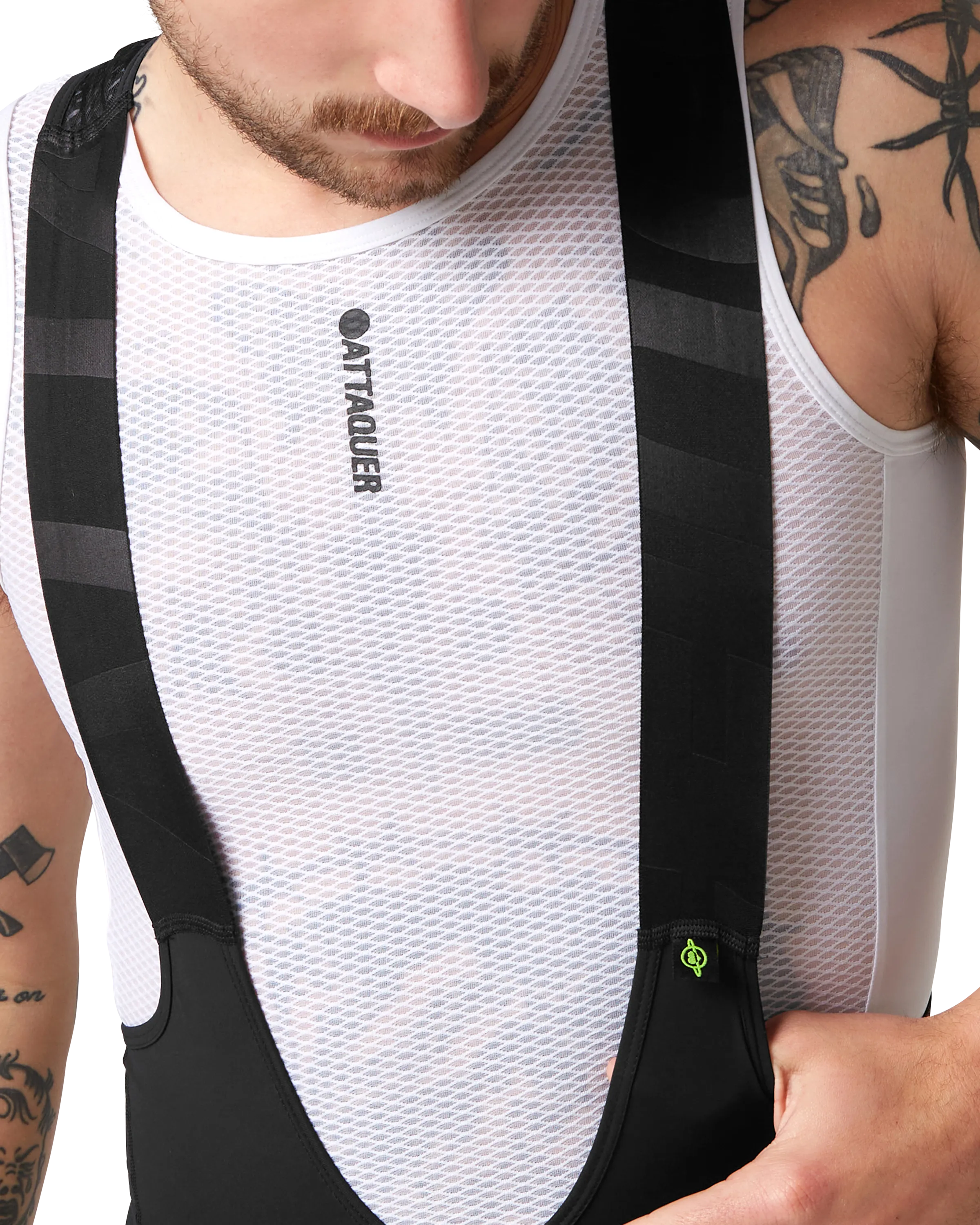 All Day Bib Short Black/White - Image 4