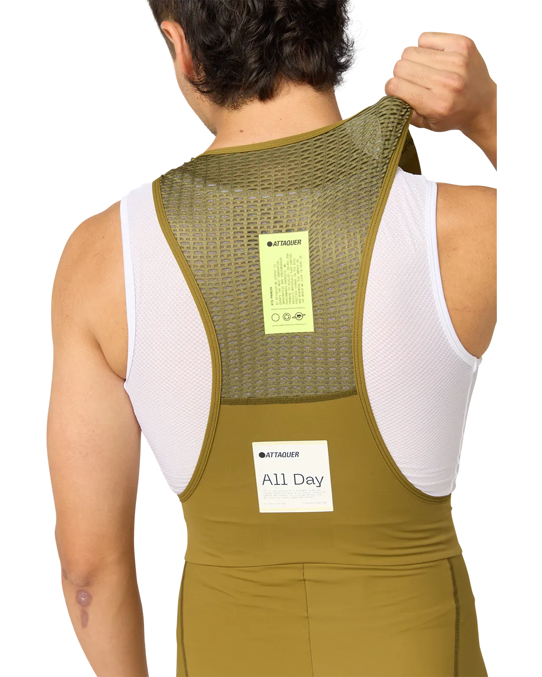 All Day Bib Short Moss - Image 6