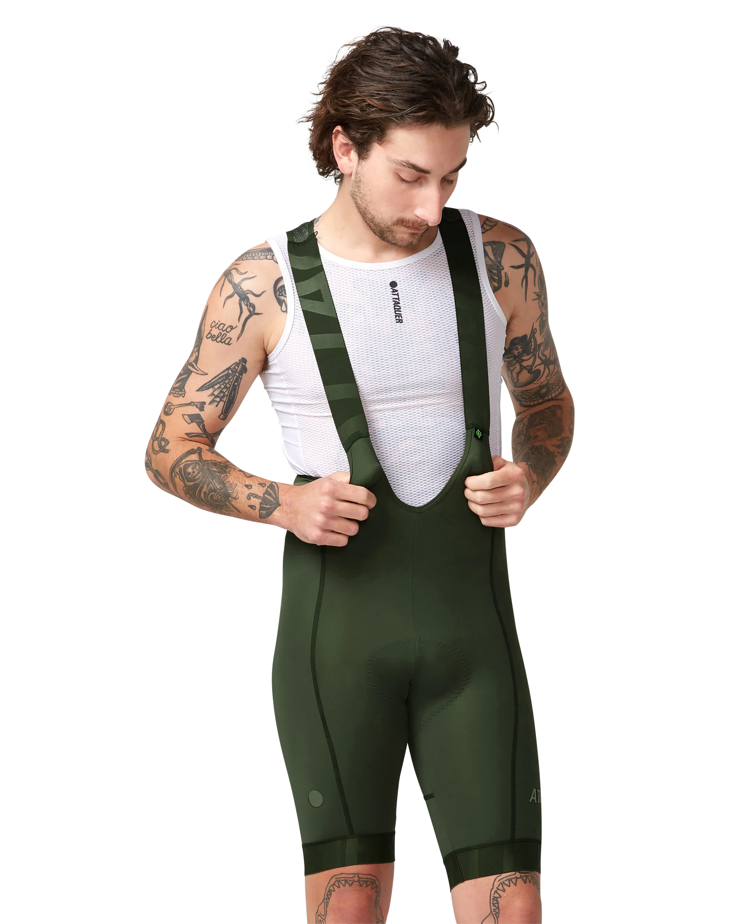 All Day Bib Short Pine/Tonal - Image 2