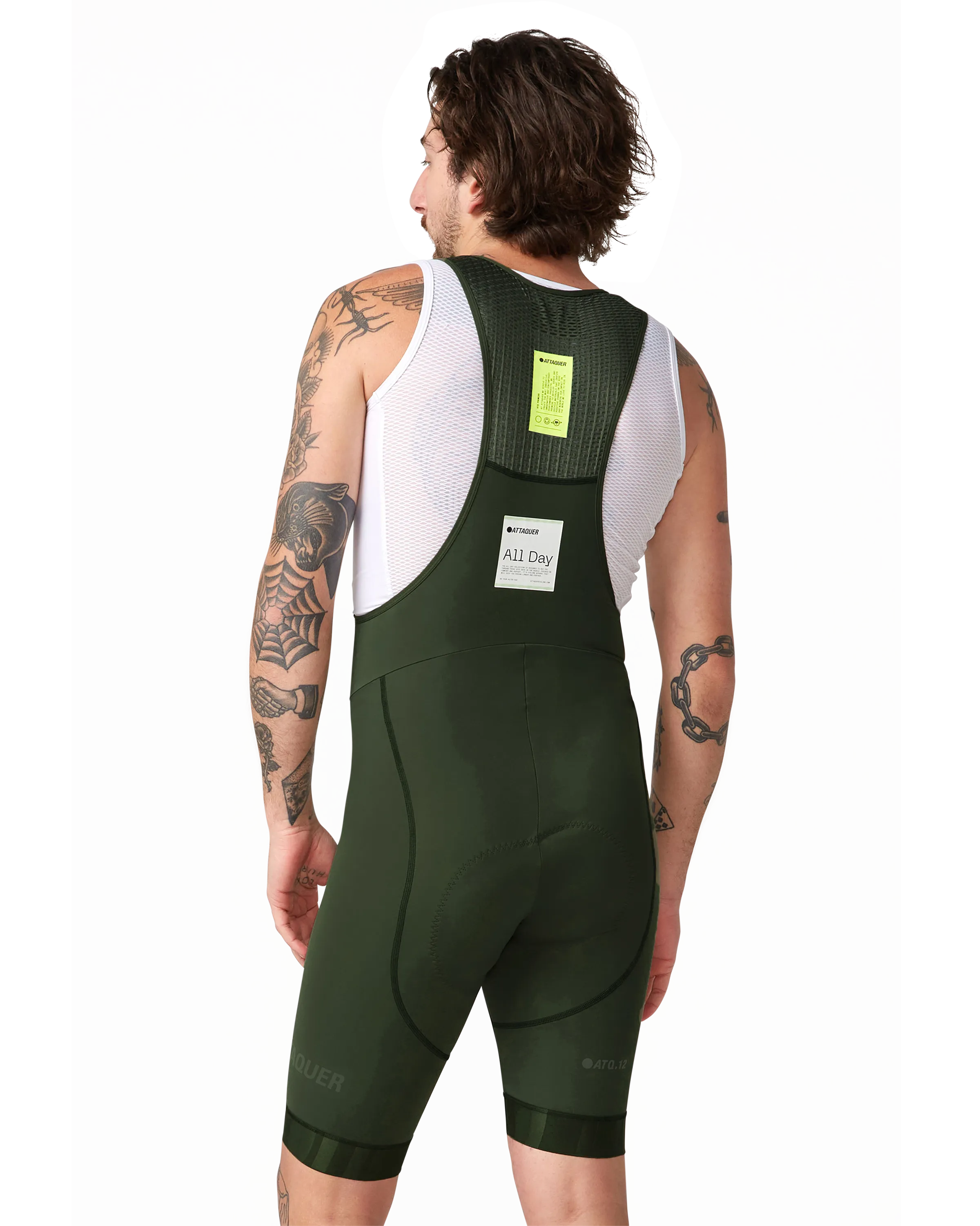 All Day Bib Short Pine/Tonal - Image 3