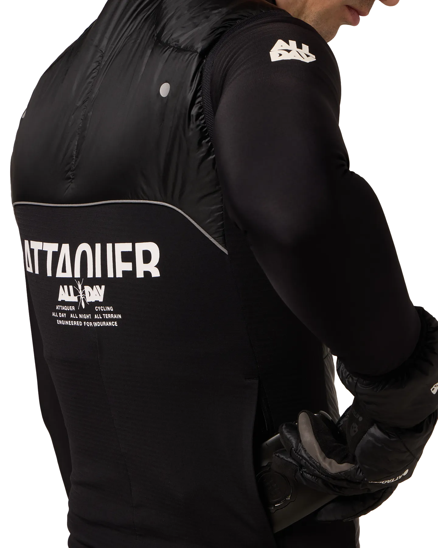 All Day Insulated Gilet Black - Image 5