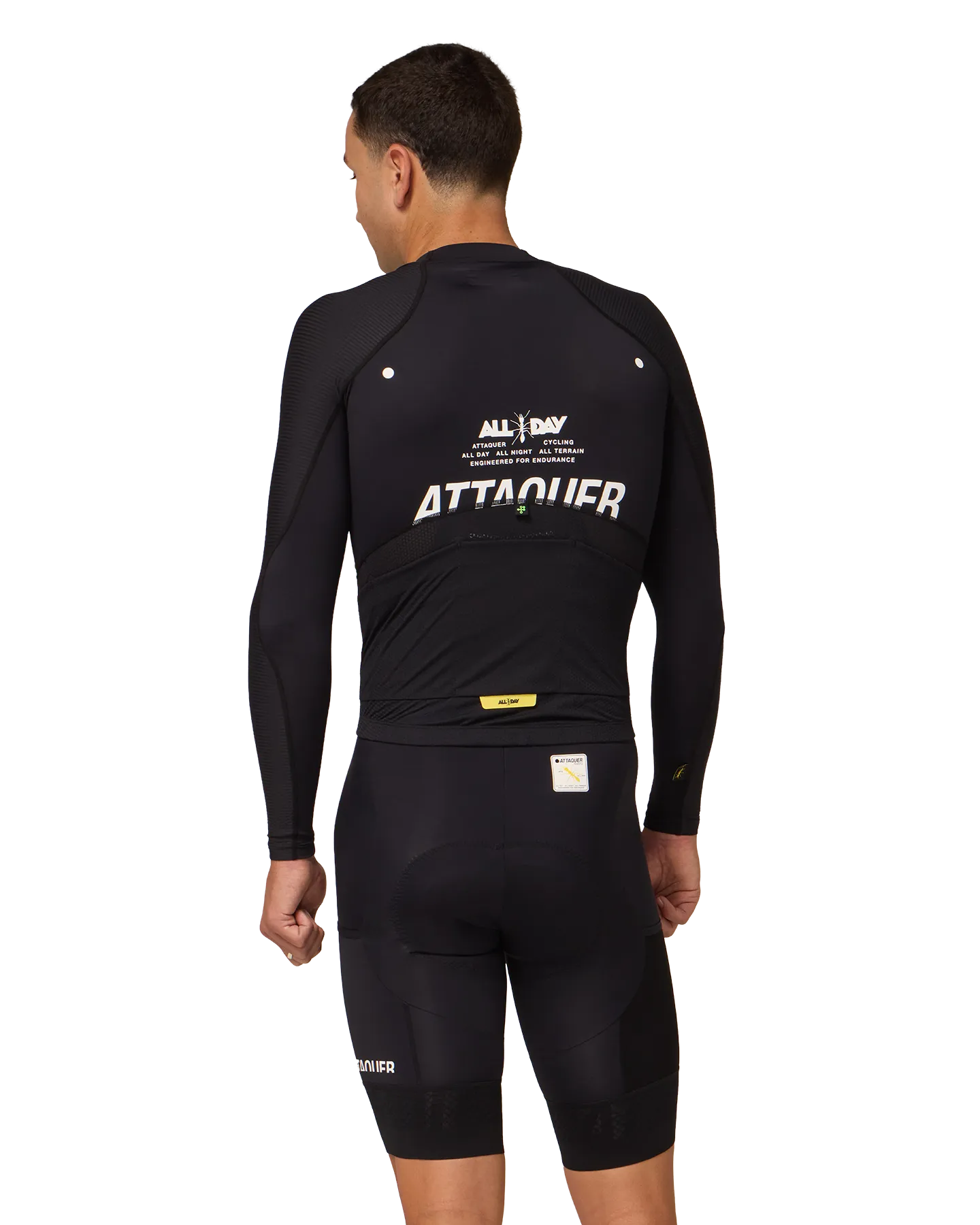 All Day Lightweight Long Sleeved Jersey Black - Image 4