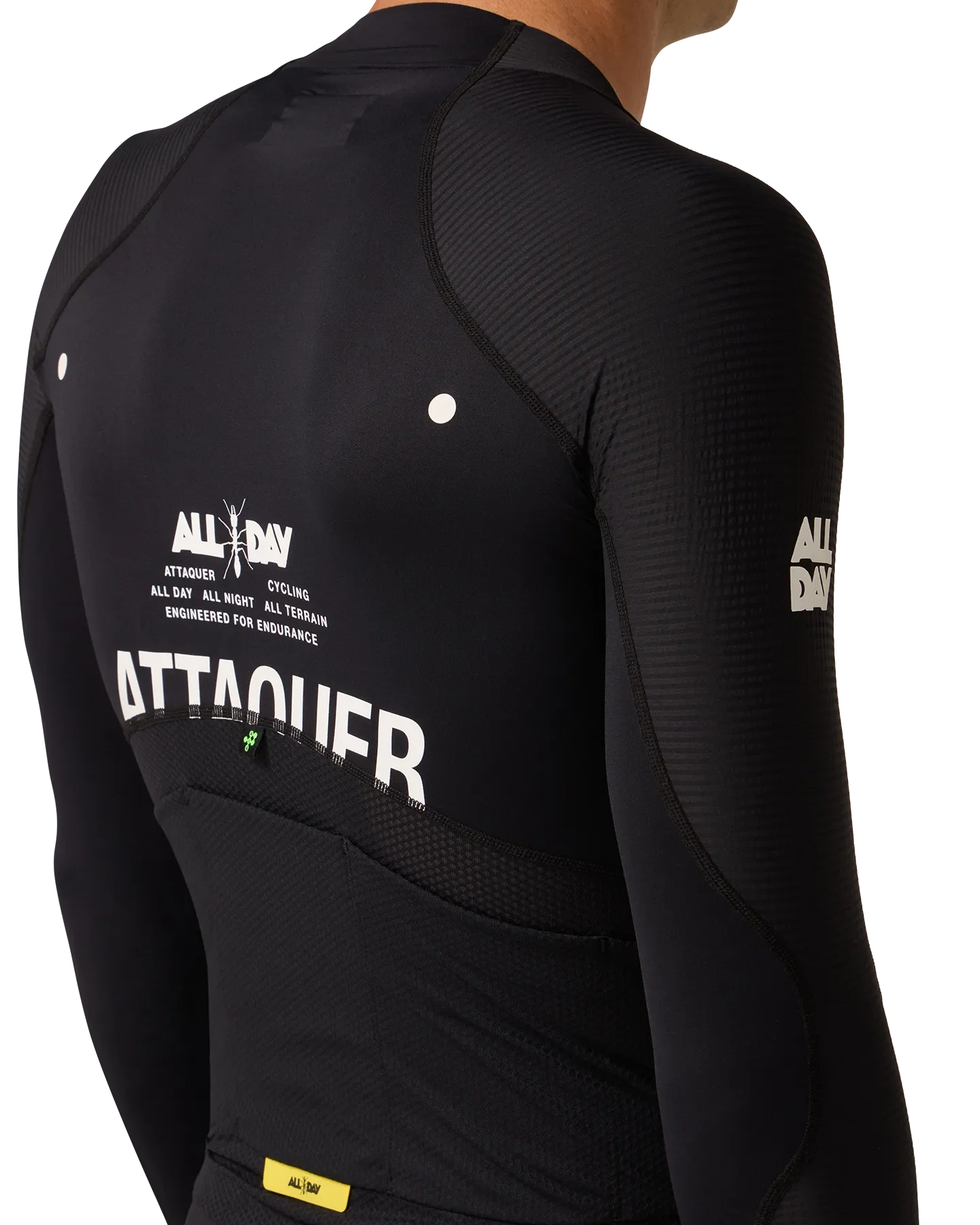 All Day Lightweight Long Sleeved Jersey Black - Image 8