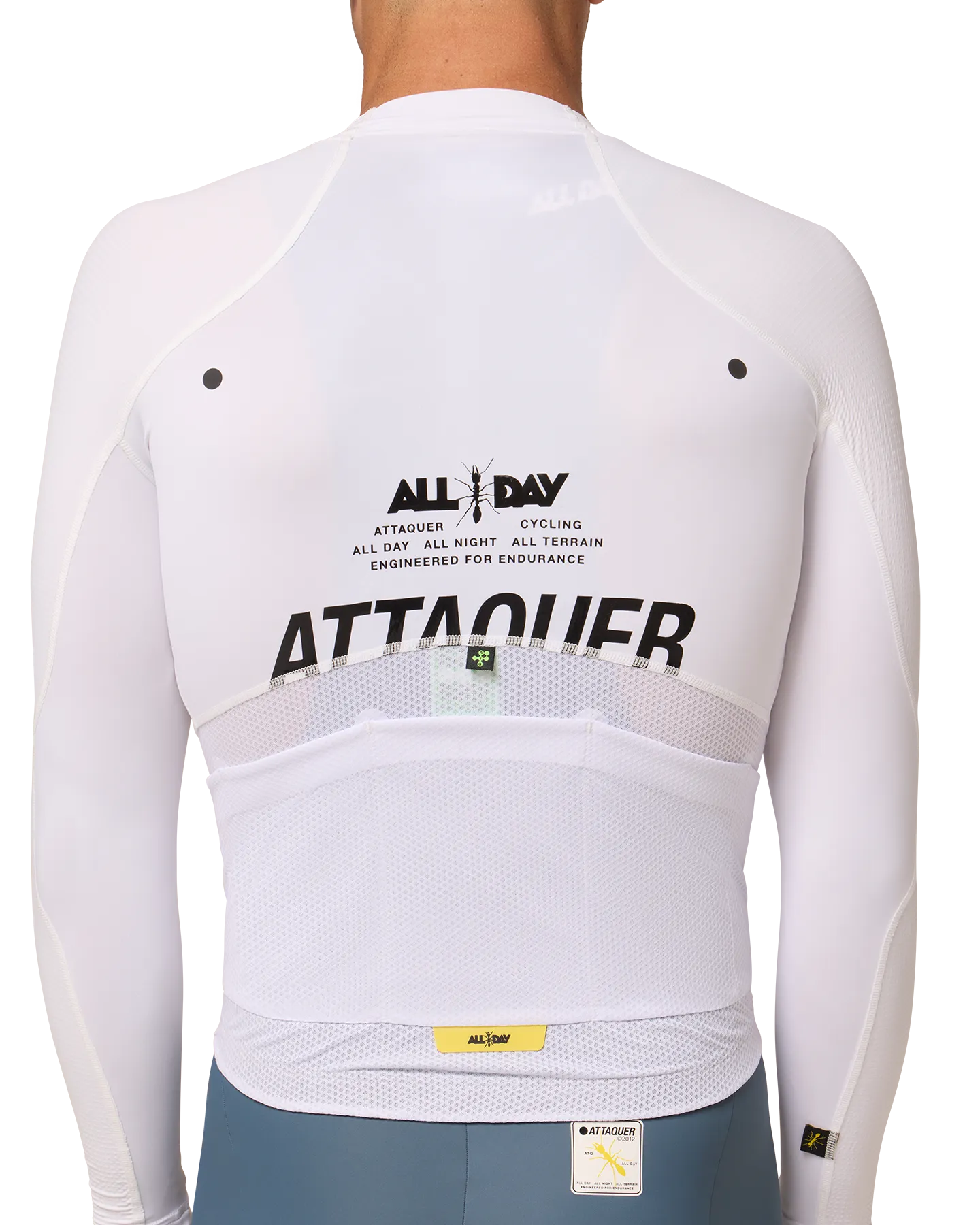 All Day Lightweight Long Sleeved Jersey White - Image 6