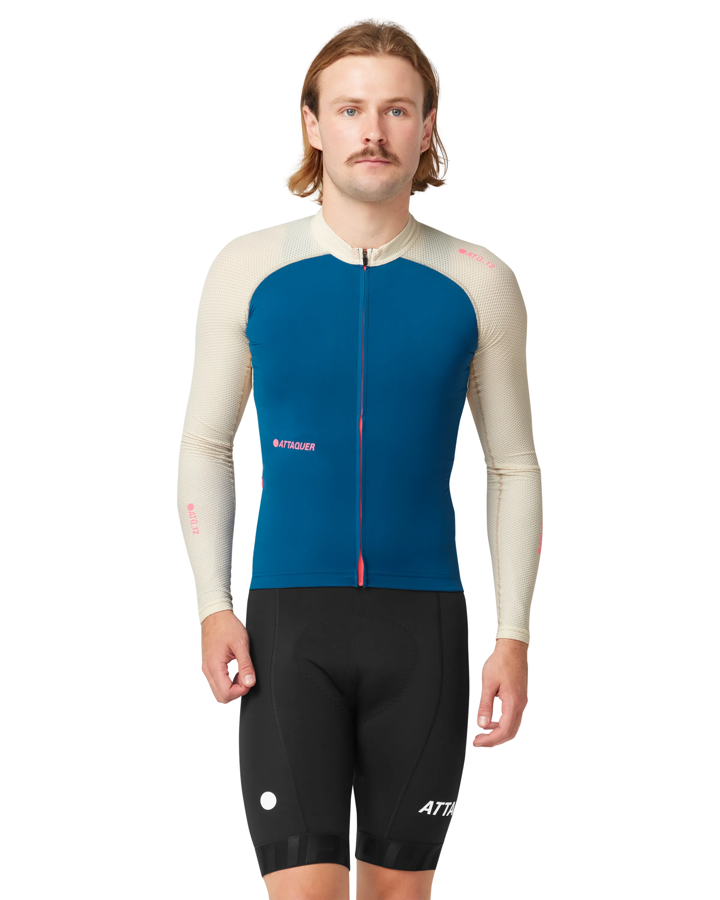 All Day Summer Long Sleeve Jersey Blue/Eggshell - Image 2