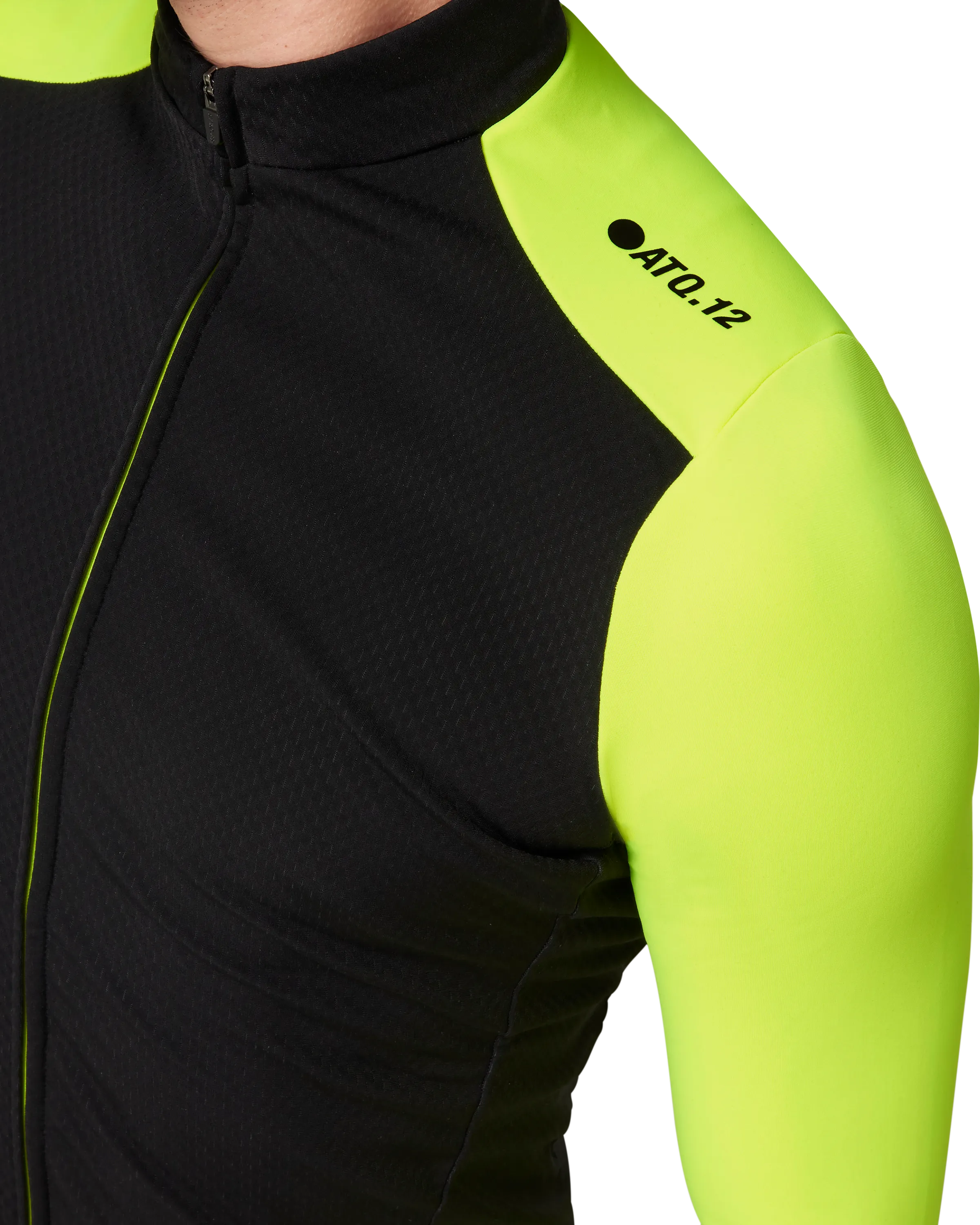 All Day Winter Long Sleeved Jersey Black/Acid Lime - Image 5
