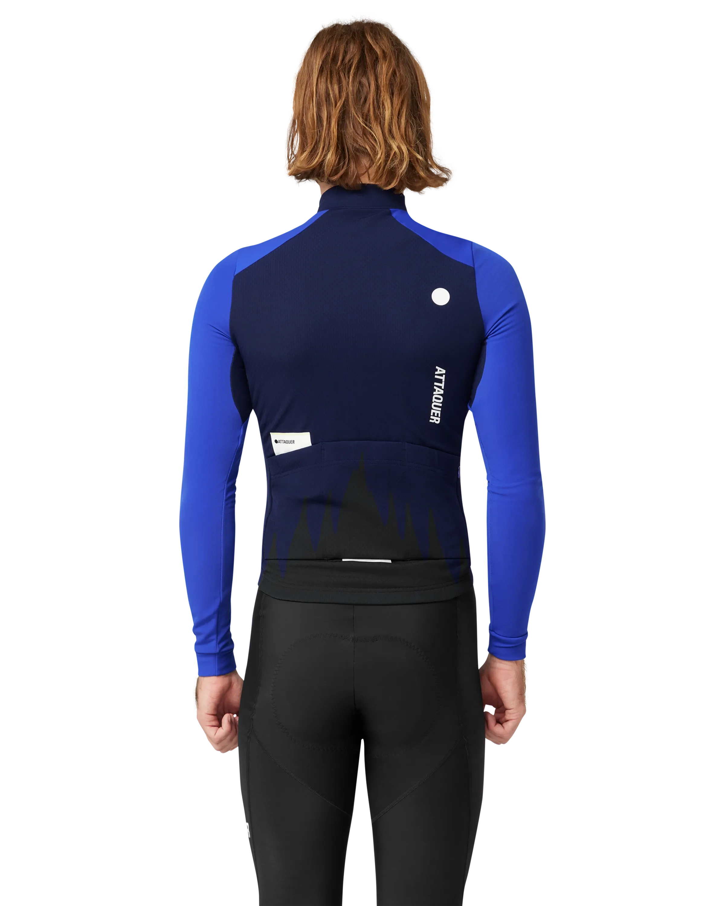 All Day Winter Long Sleeved Jersey Navy/Fluro - Image 3