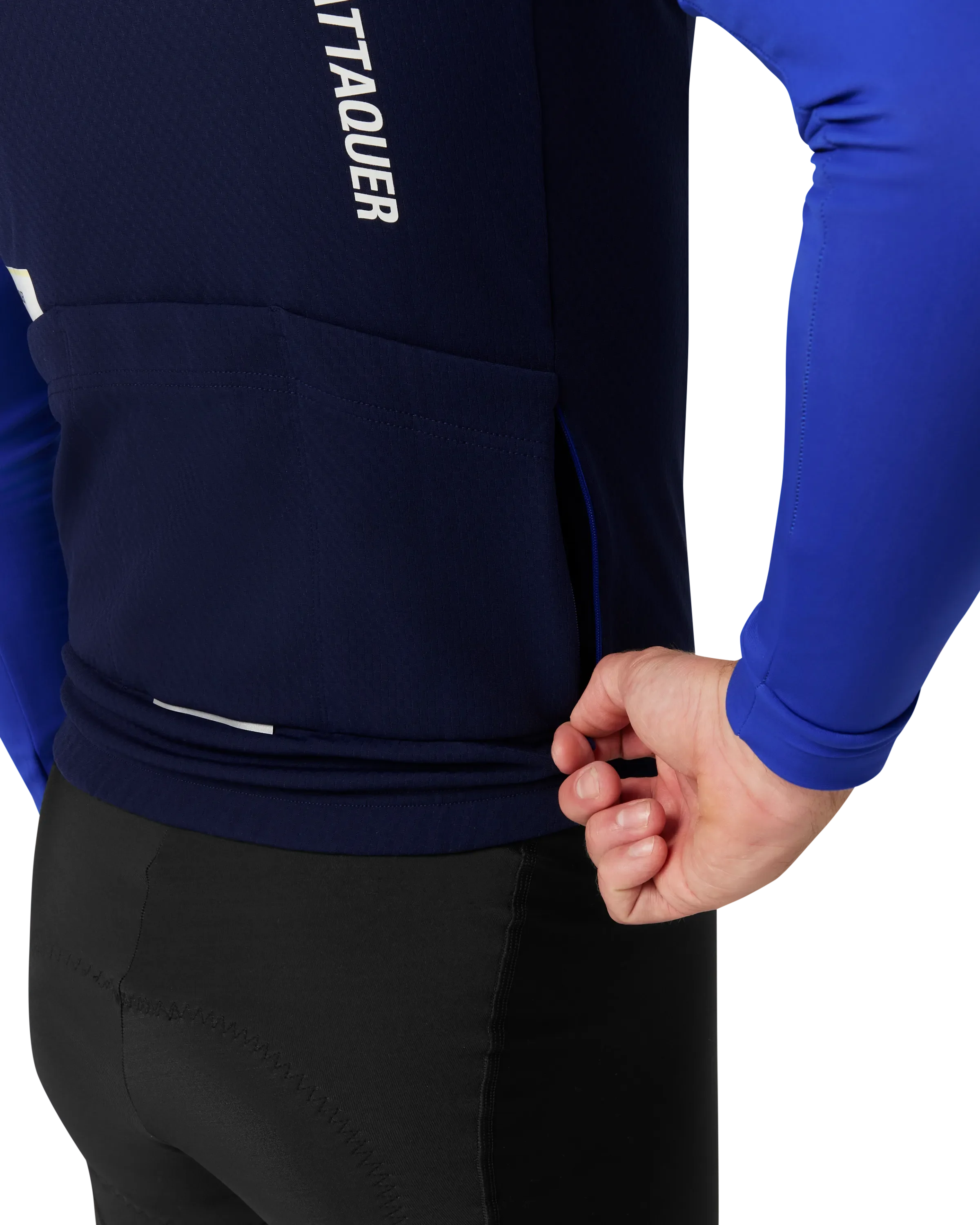 All Day Winter Long Sleeved Jersey Navy/Fluro - Image 5