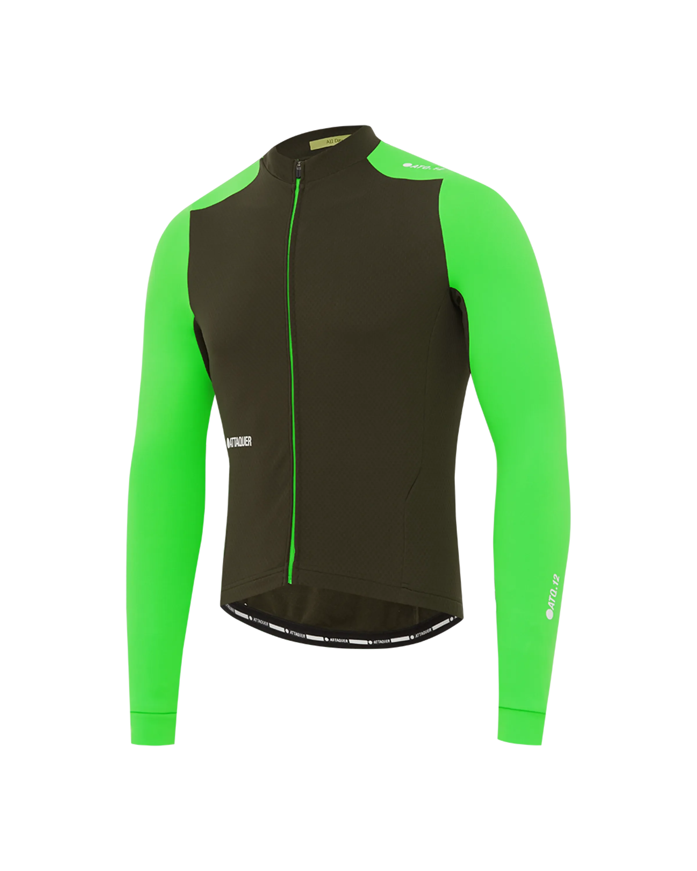 All Day Winter Long Sleeved Jersey Pine/Fluro Green