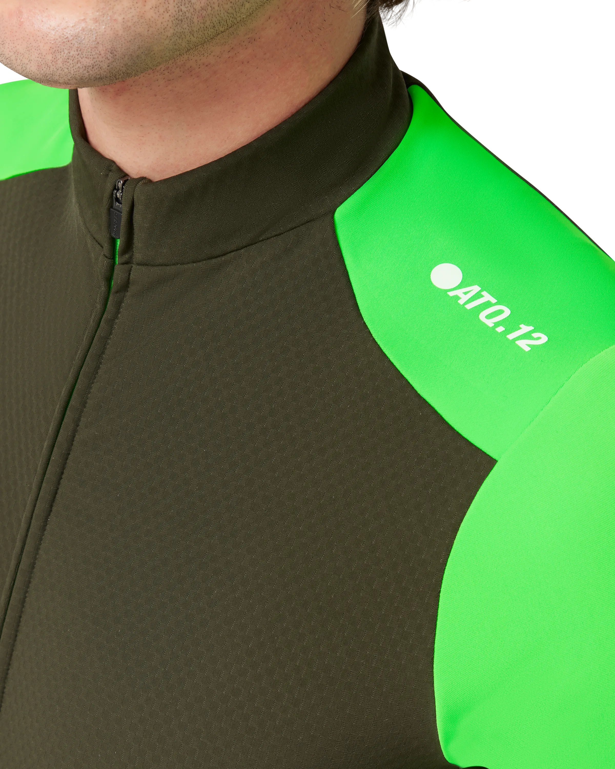 All Day Winter Long Sleeved Jersey Pine/Fluro Green - Image 4