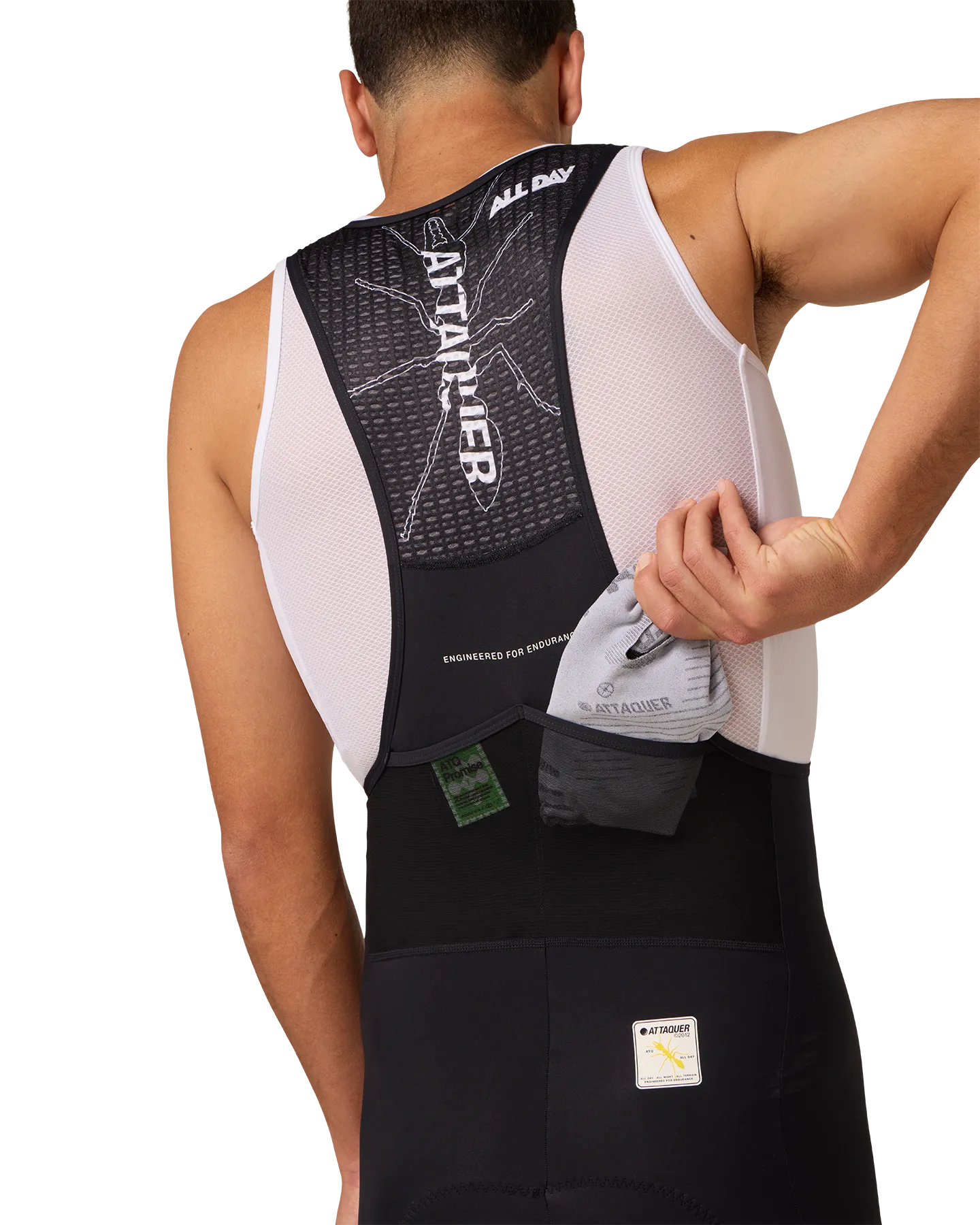 All Day Cargo Bib Short Black - Image 8