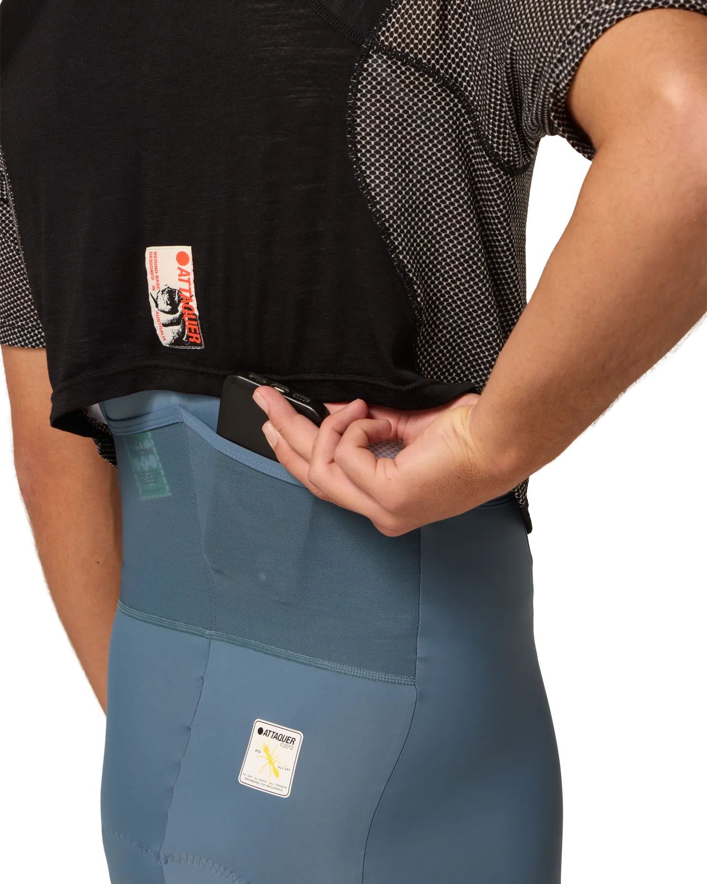 All Day Cargo Bib Short Steel - Image 7