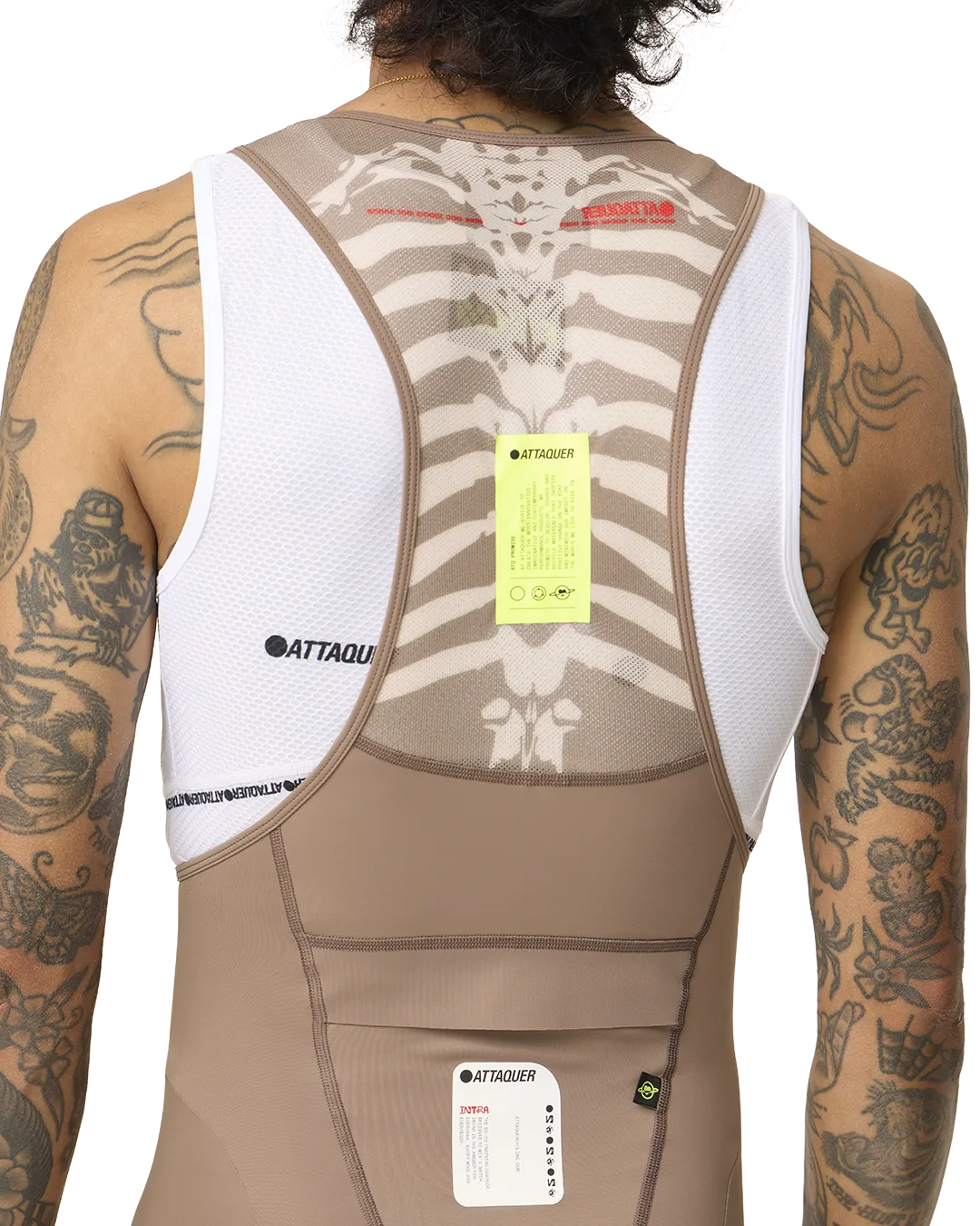 Intra Bib Shorts Taupe - Image 7