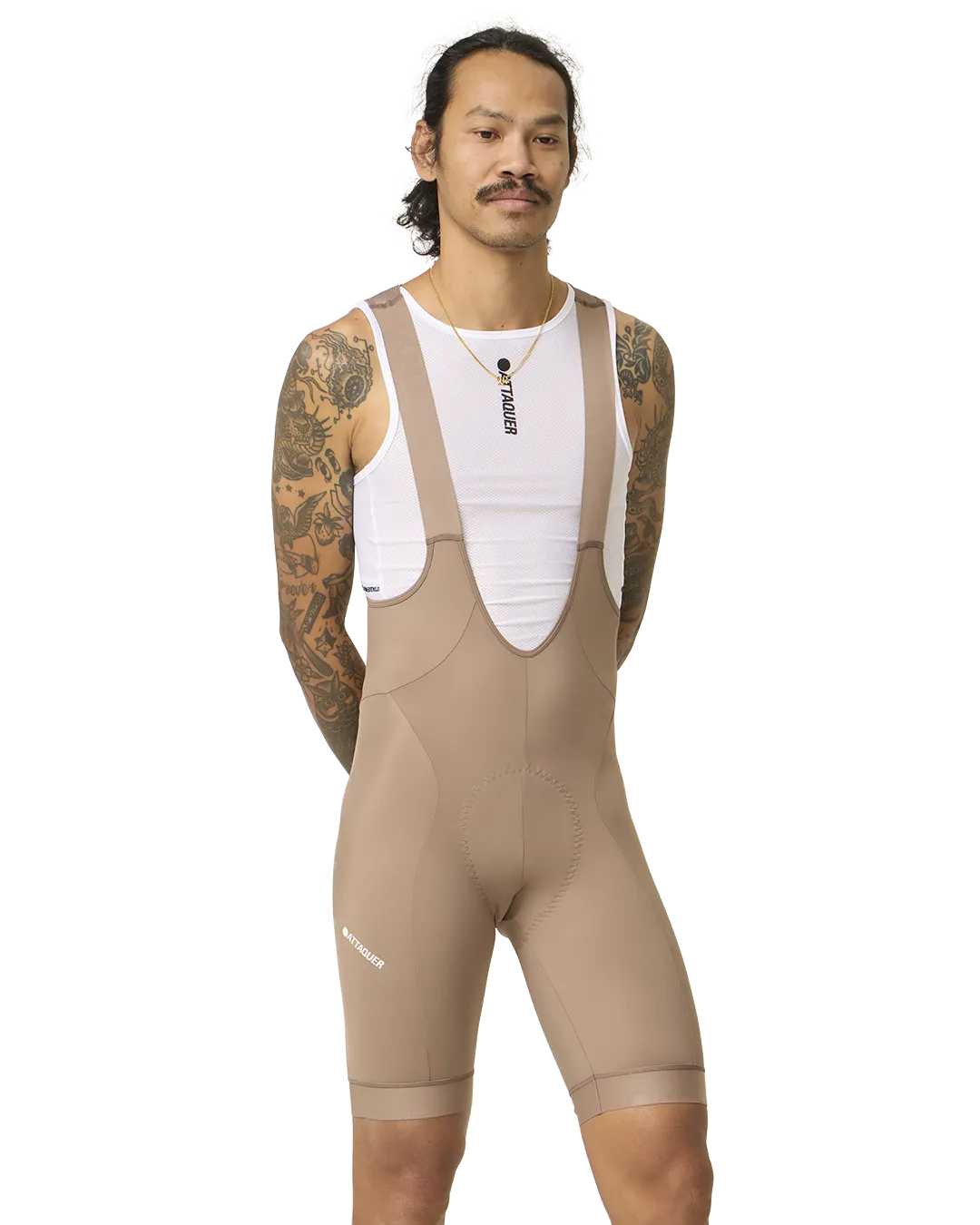 Intra Bib Shorts Taupe - Image 8