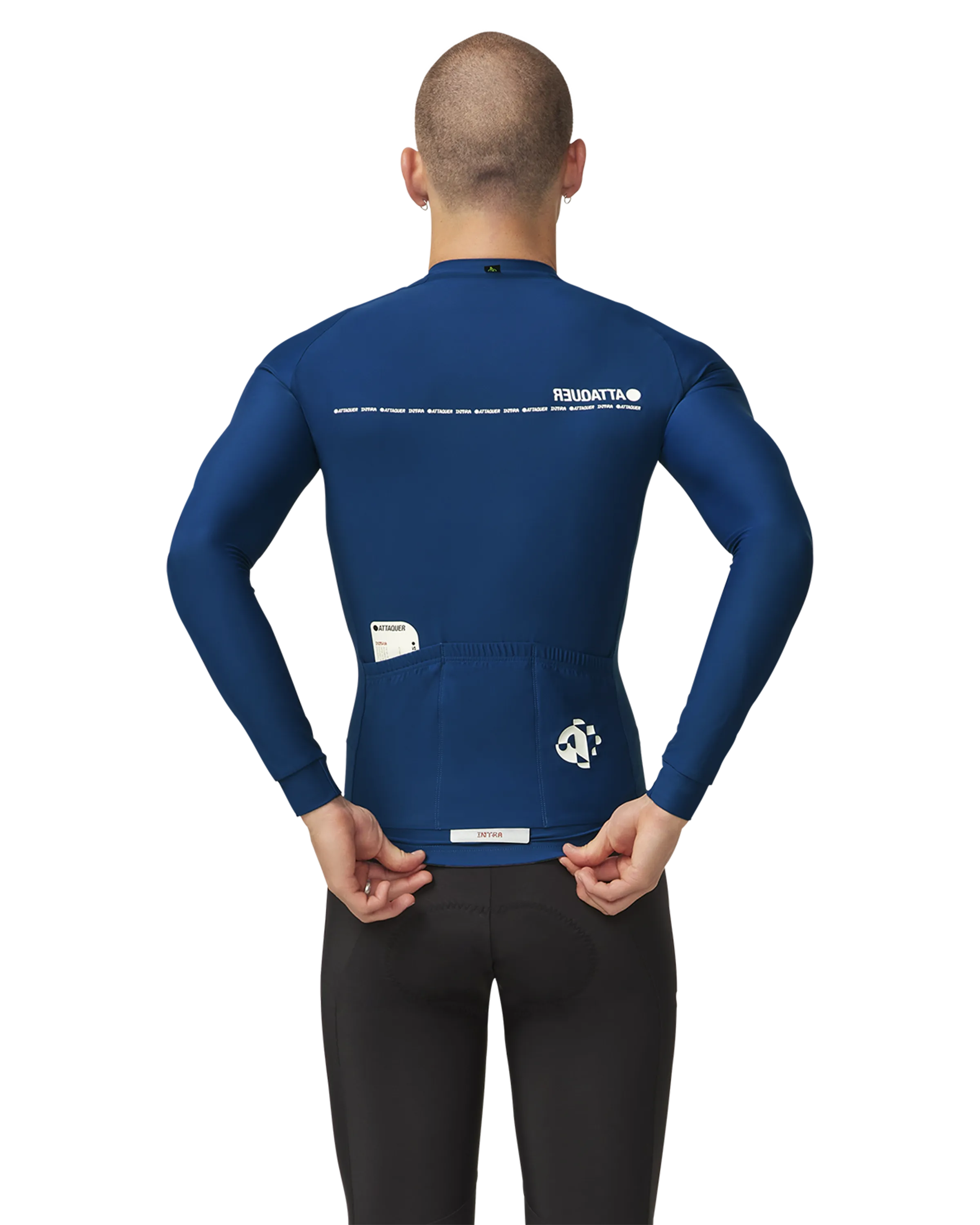 Intra Winter Long Sleeve Jersey College Blue - Image 3