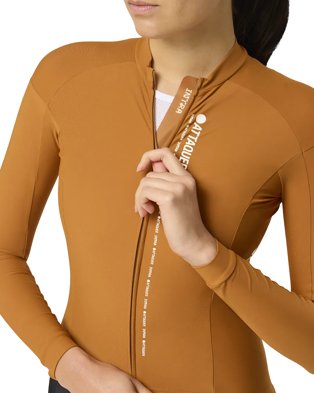 Intra Womens Winter Long Sleeve Jersey Ochre - Image 4