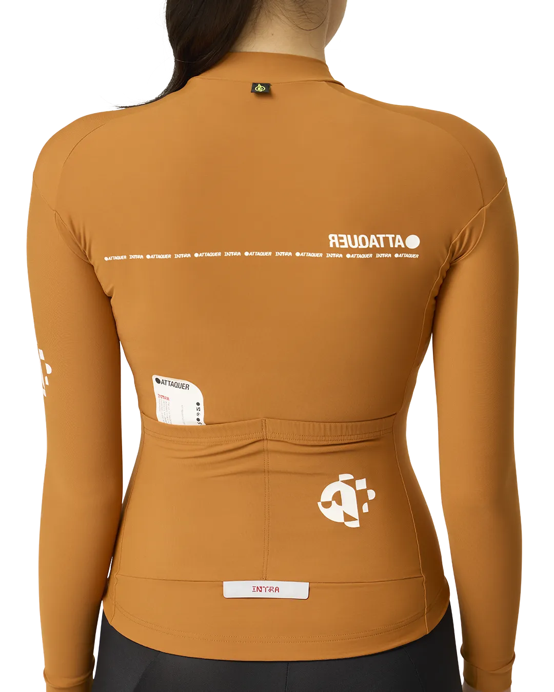 Intra Womens Winter Long Sleeve Jersey Ochre - Image 6