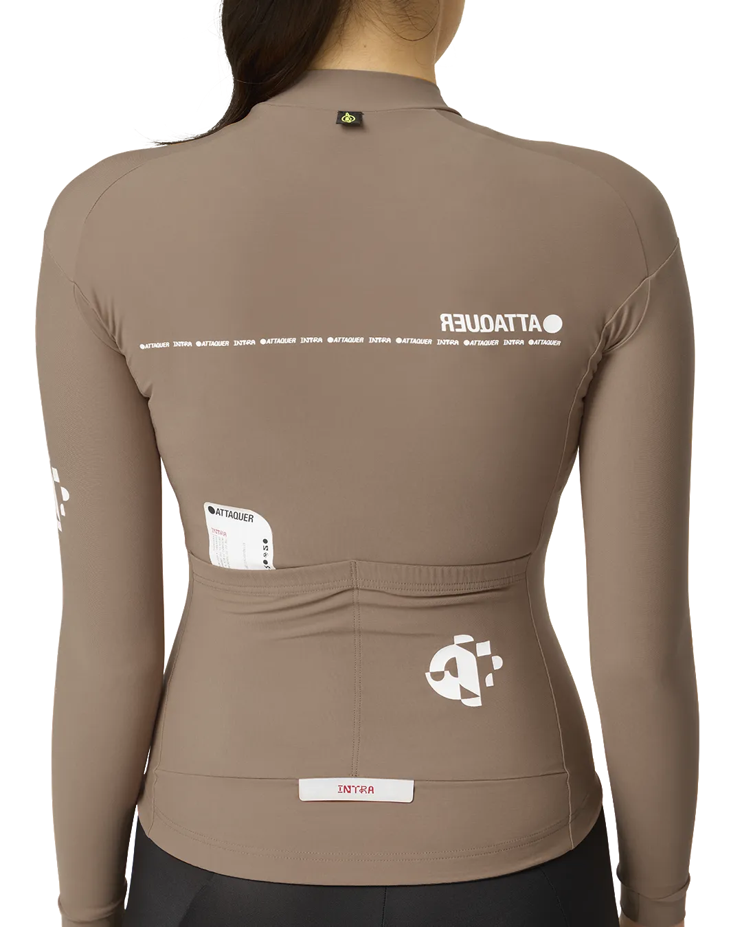 Intra Womens Winter Long Sleeve Jersey Taupe - Image 3