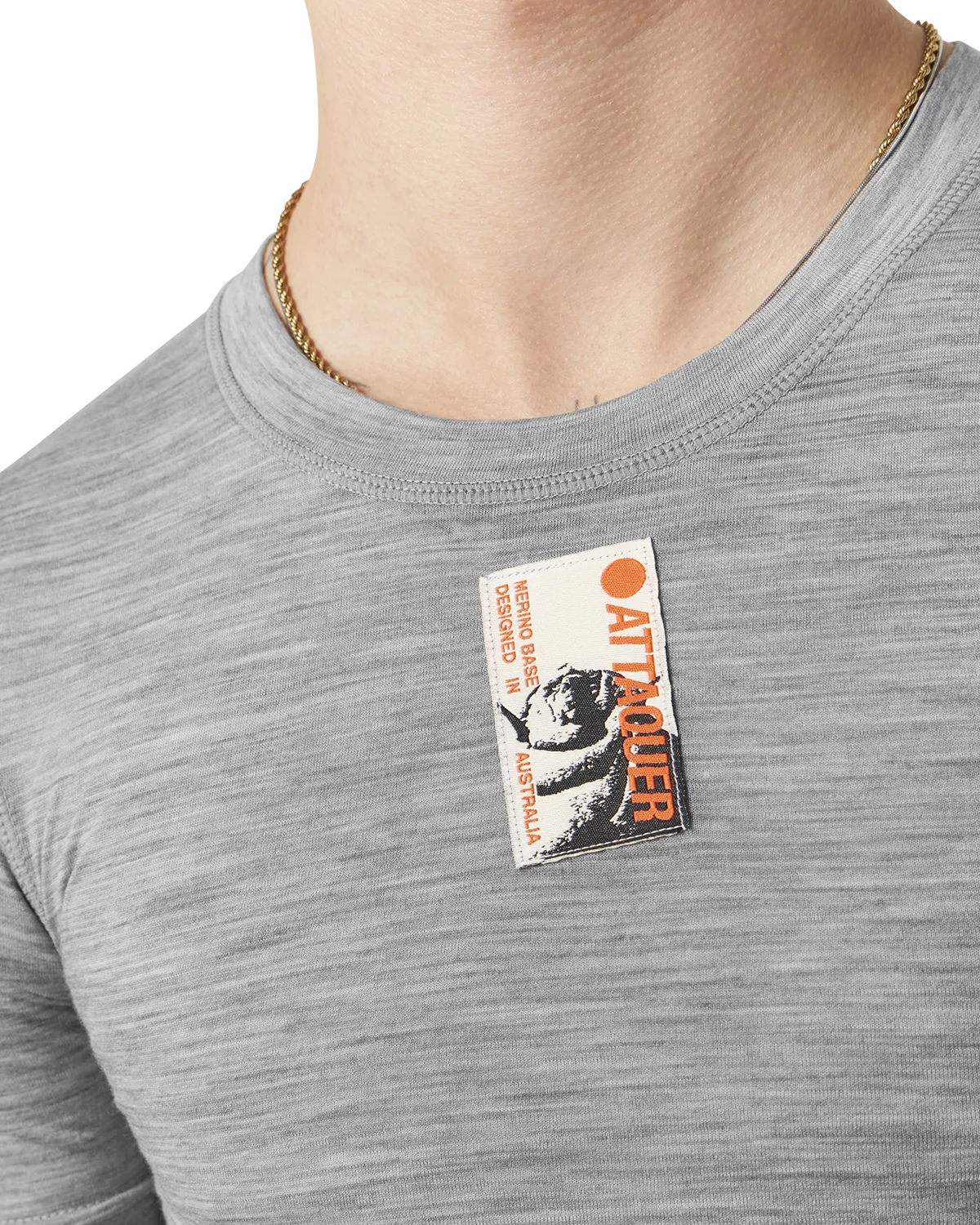 Merino Base Layer Short Sleeved Grey - Image 4