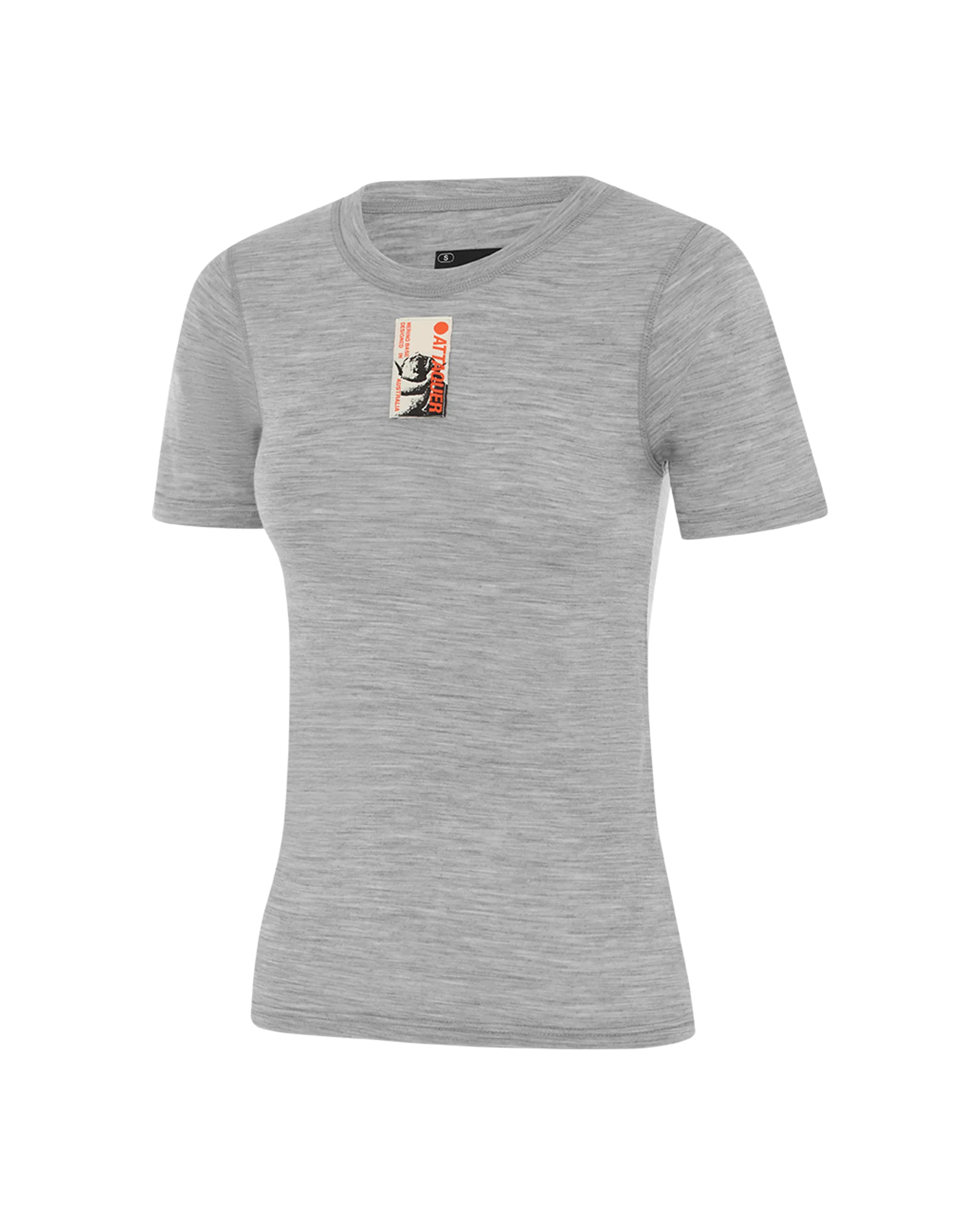 Merino Base Layer Short Sleeved Grey - Image 6