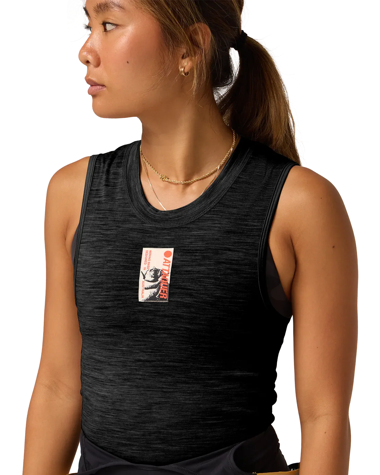 Merino Sleeveless Summer Baselayer Black - Image 8