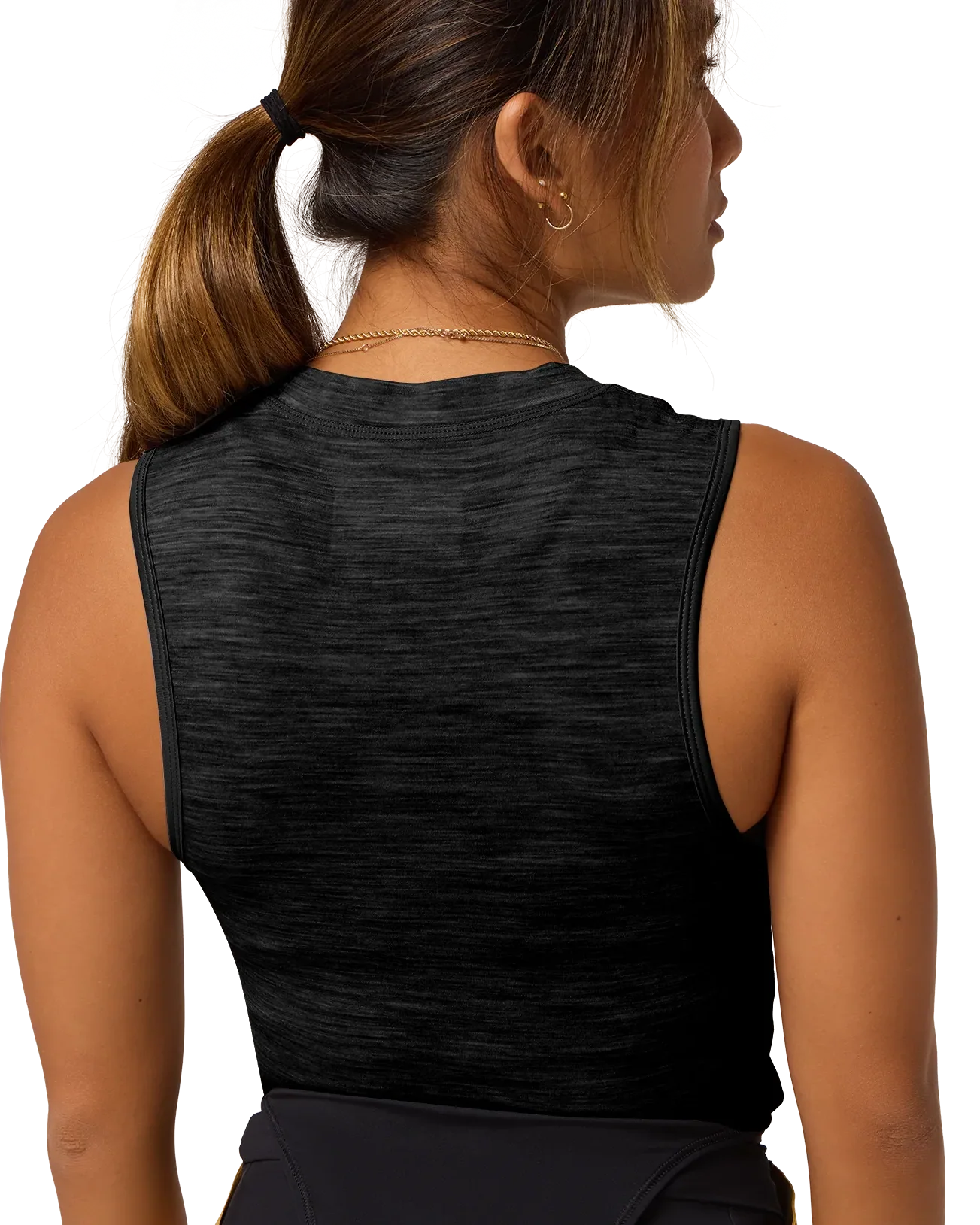 Merino Sleeveless Summer Baselayer Black - Image 9