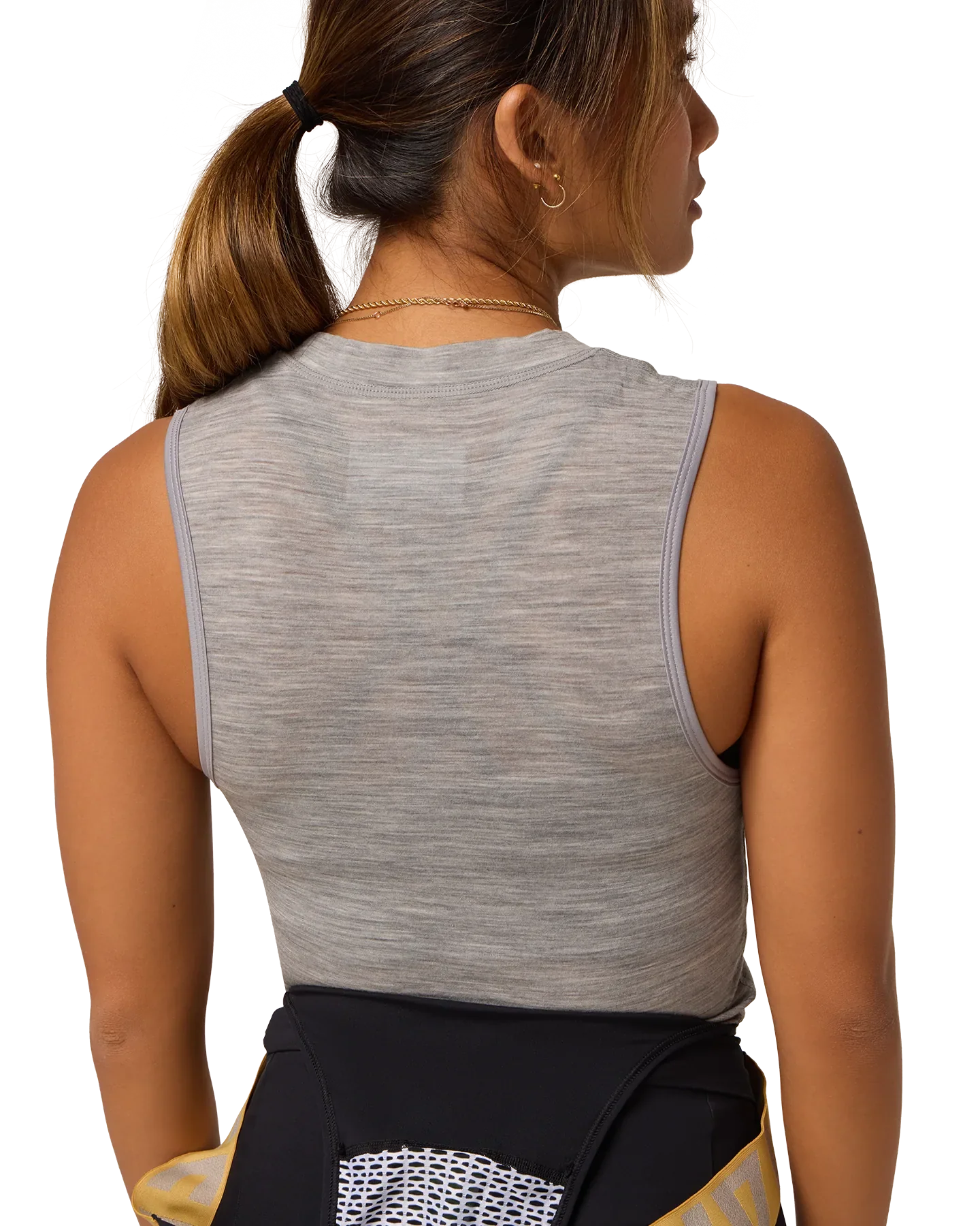 Merino Sleeveless Summer Baselayer Grey - Image 4