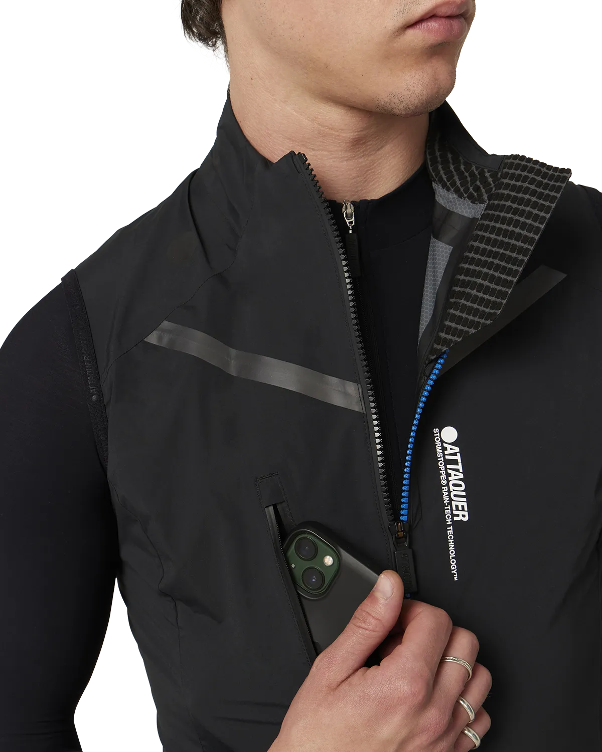 Race Rain Gilet Black - Image 5