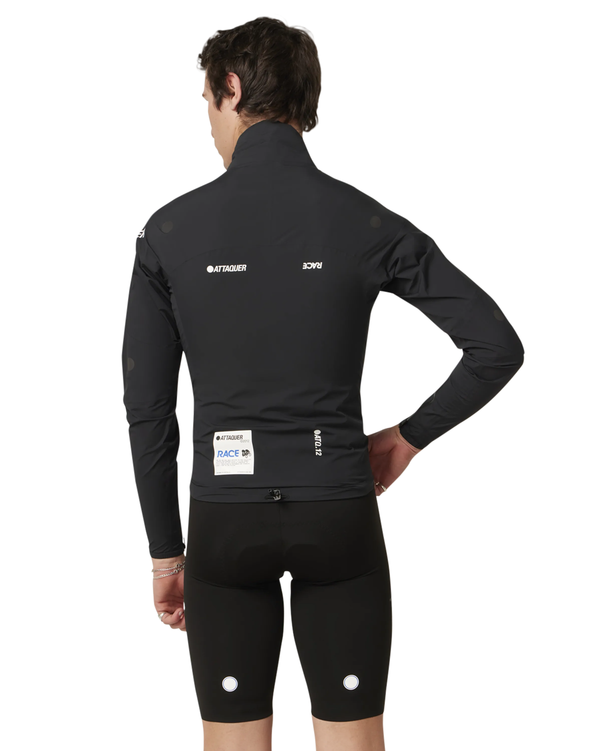 Race Rain Jacket Black - Image 3