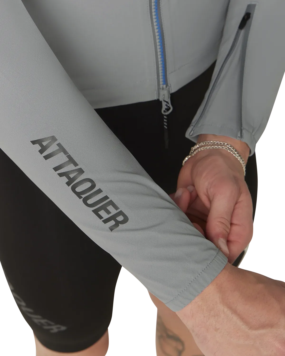 Race Rain Jacket Grey - Image 4