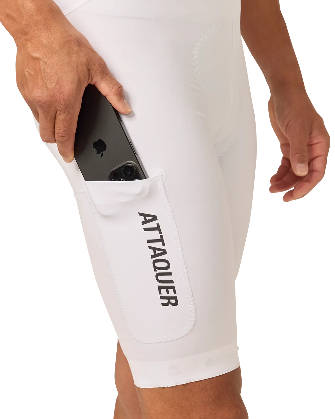 Race Cargo Bib Short White - Image 6