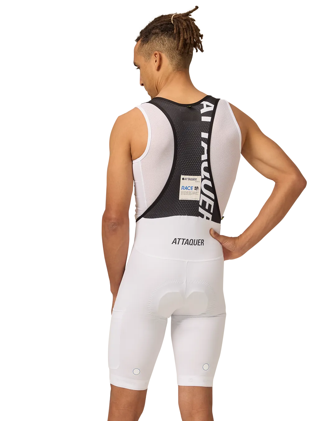 Race Cargo Bib Short White - Image 8
