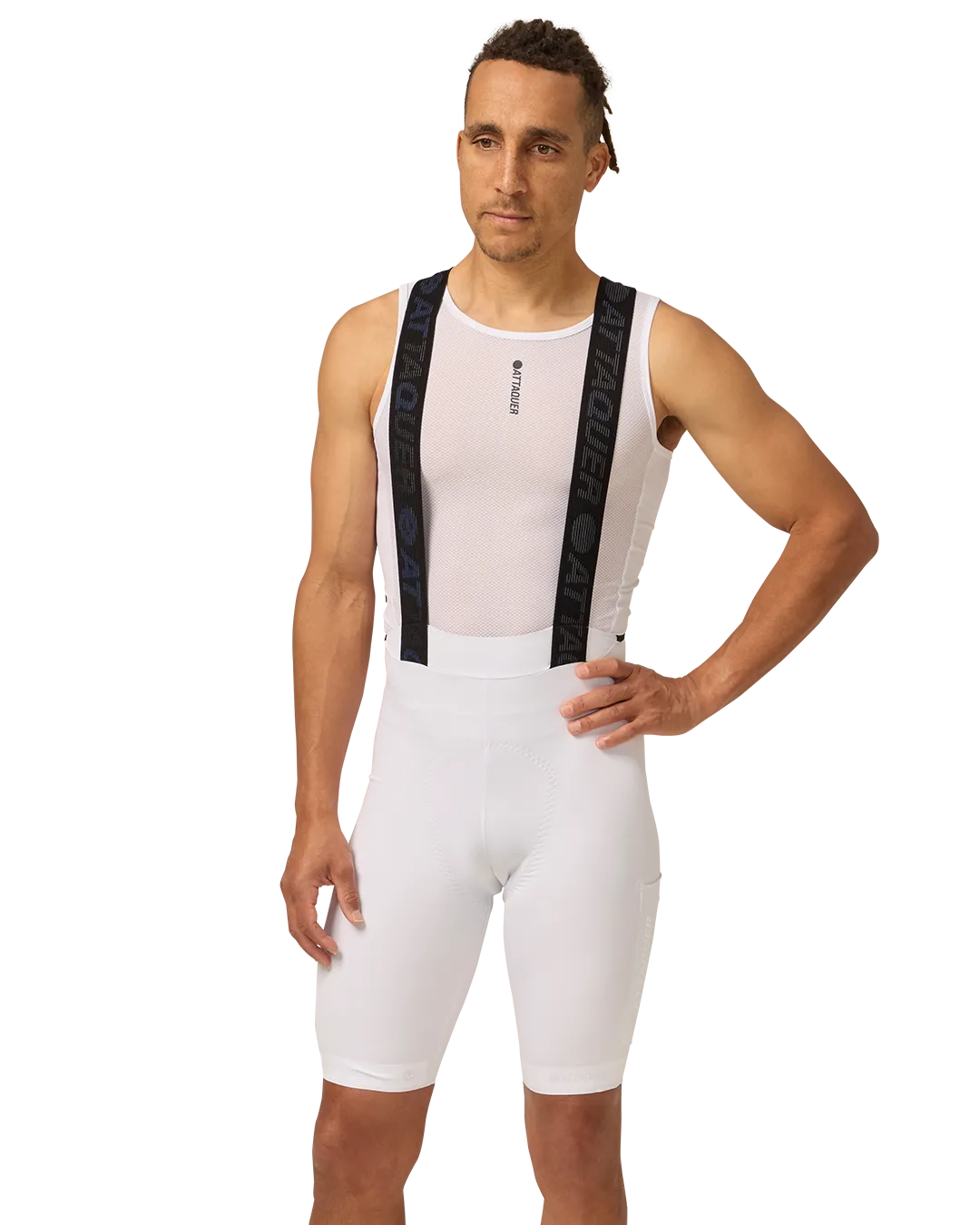 Race Cargo Bib Short White - Image 9