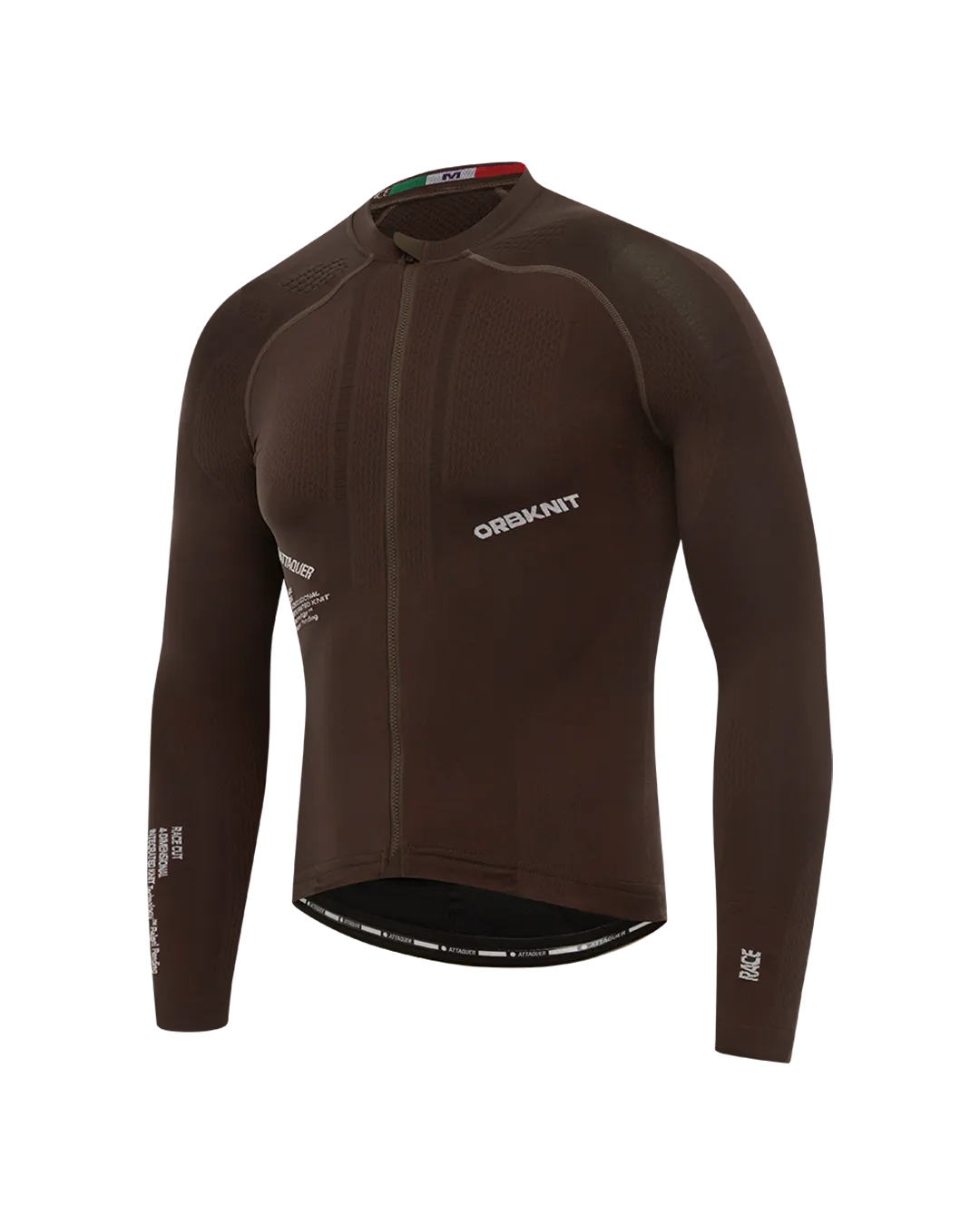 OrbKnit™️ Race Jersey Long Sleeve Brown