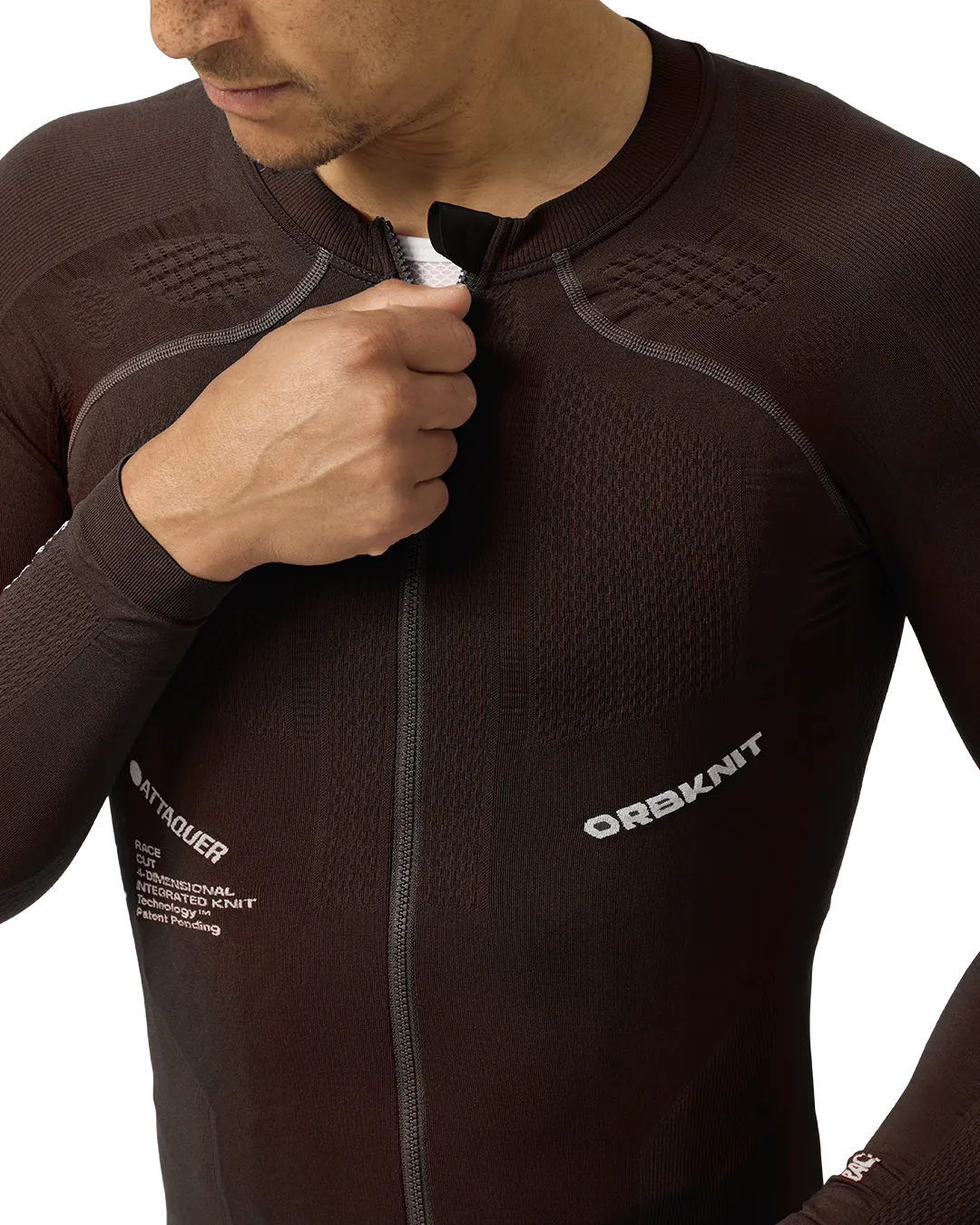 OrbKnit™️ Race Jersey Long Sleeve Brown - Image 6