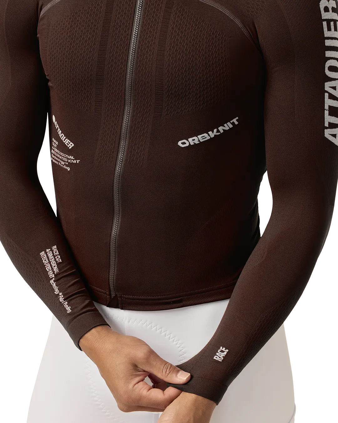 OrbKnit™️ Race Jersey Long Sleeve Brown - Image 7