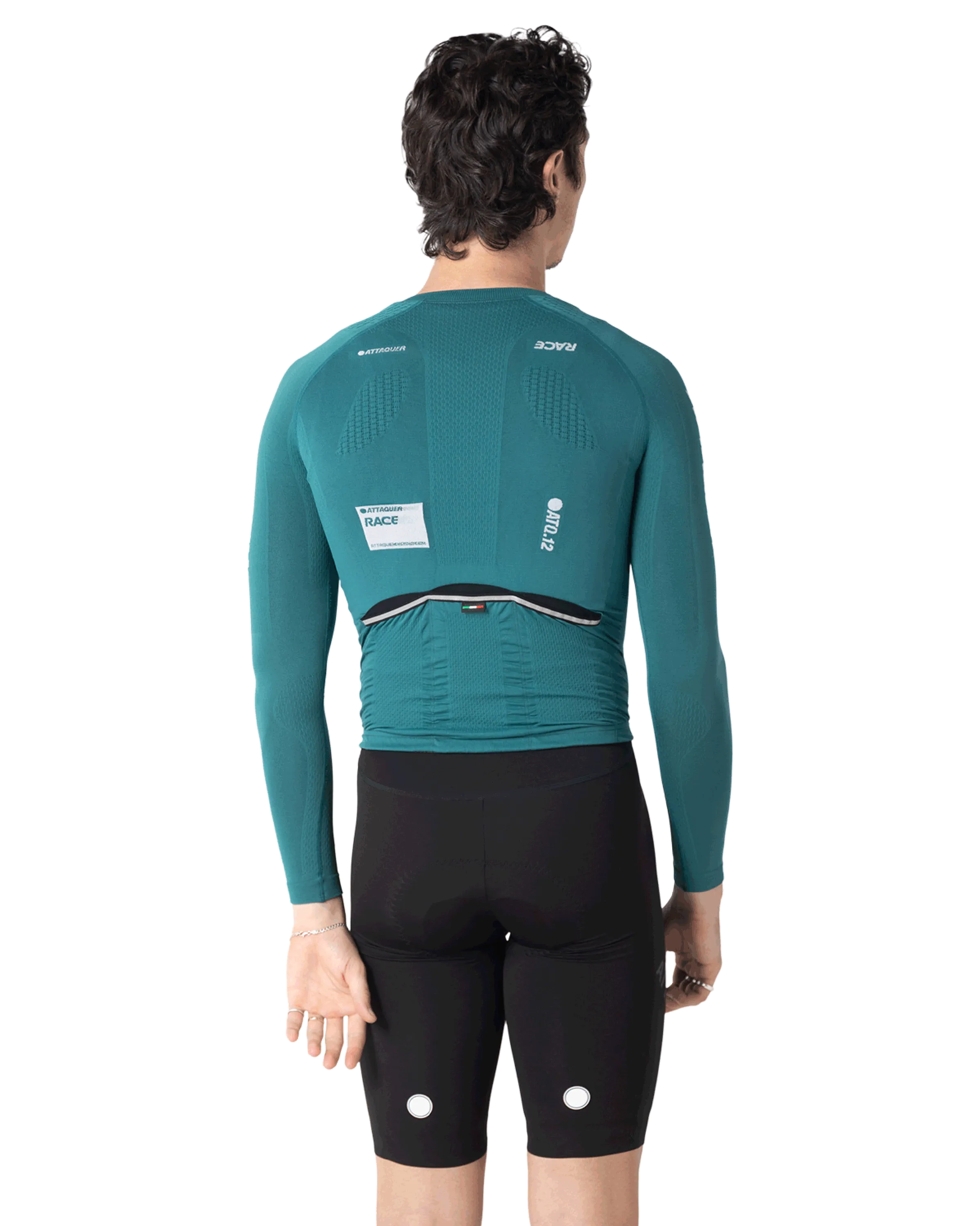 OrbKnit™️ Race Jersey Long Sleeve Emerald - Image 3