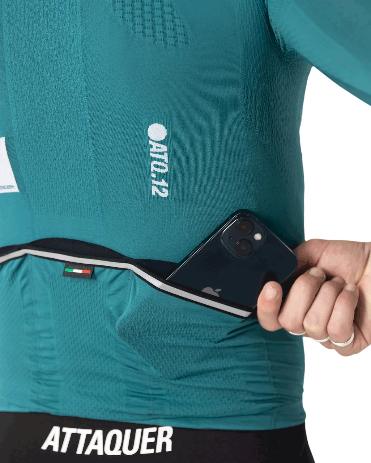 OrbKnit™️ Race Jersey Long Sleeve Emerald - Image 4