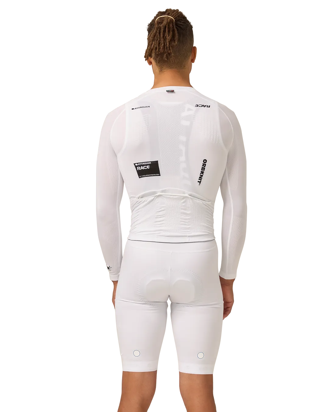 OrbKnit™️ Race Jersey Long Sleeve White - Image 3