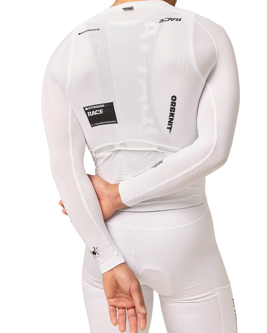 OrbKnit™️ Race Jersey Long Sleeve White - Image 7