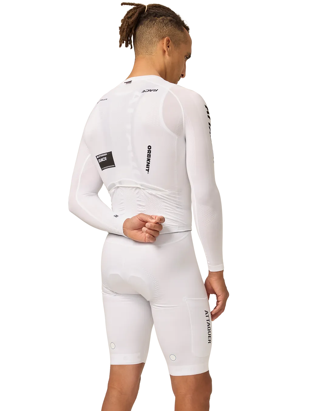 OrbKnit™️ Race Jersey Long Sleeve White - Image 8