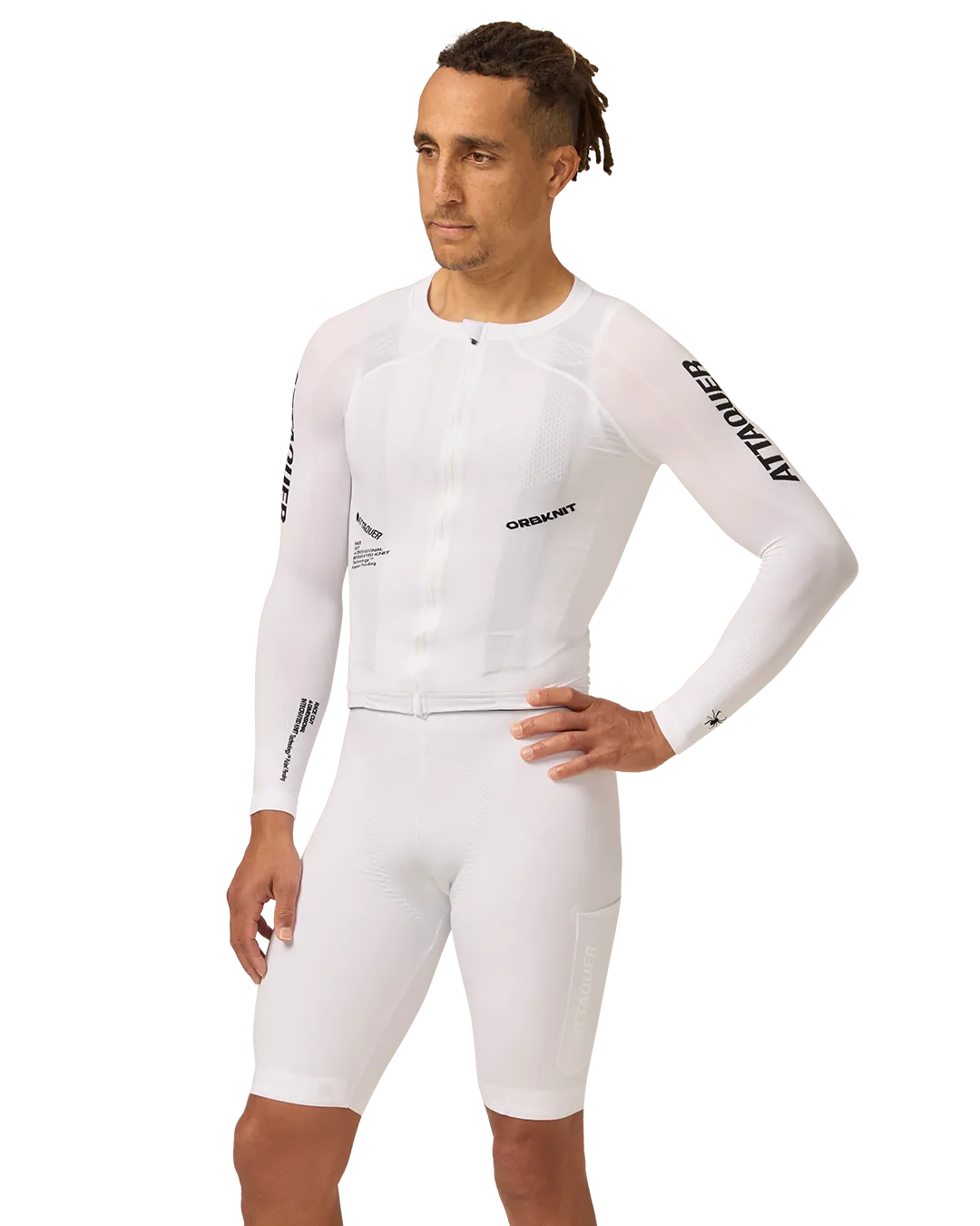 OrbKnit™️ Race Jersey Long Sleeve White - Image 9