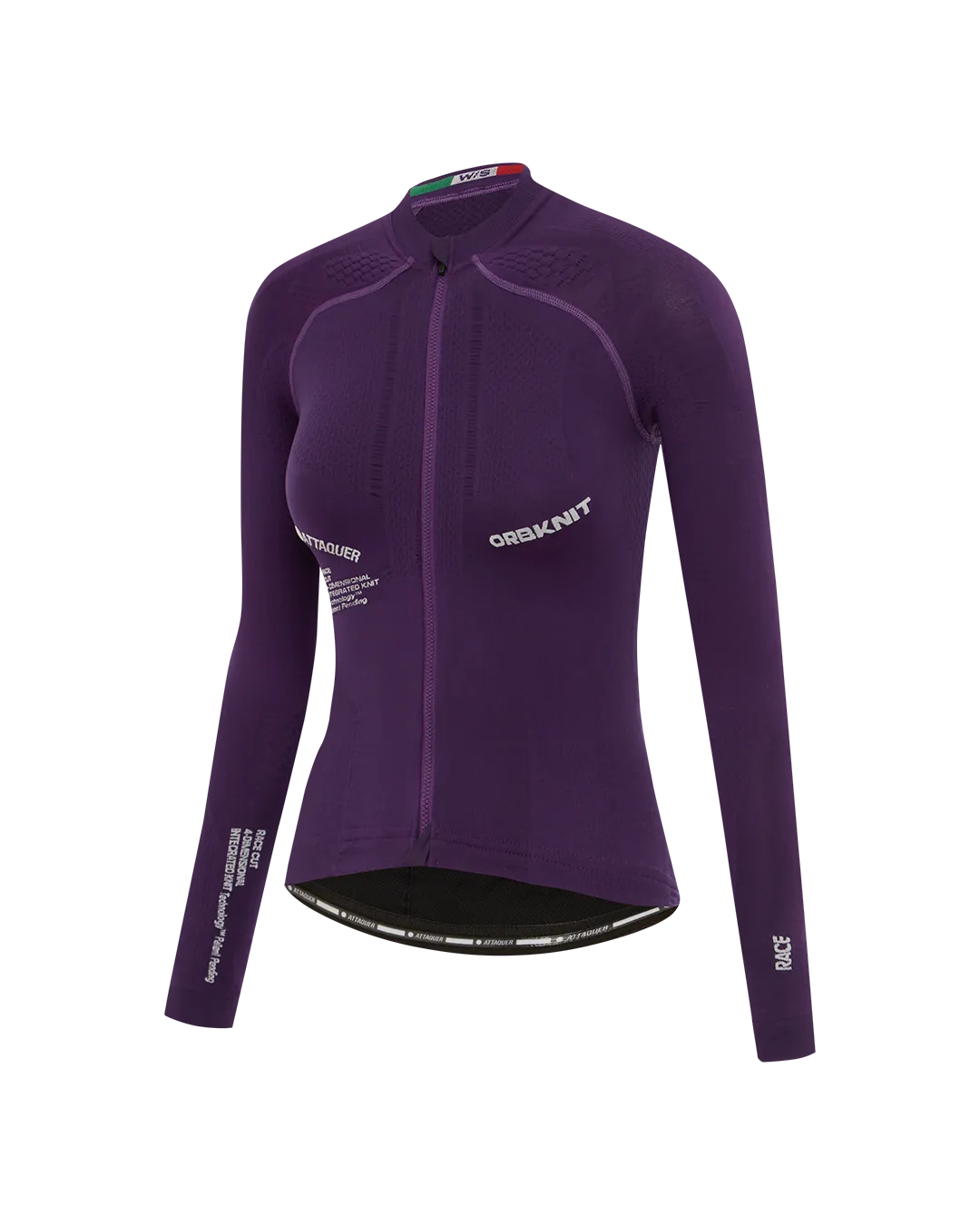 OrbKnit™️ Womens Race Jersey Long Sleeve Purple