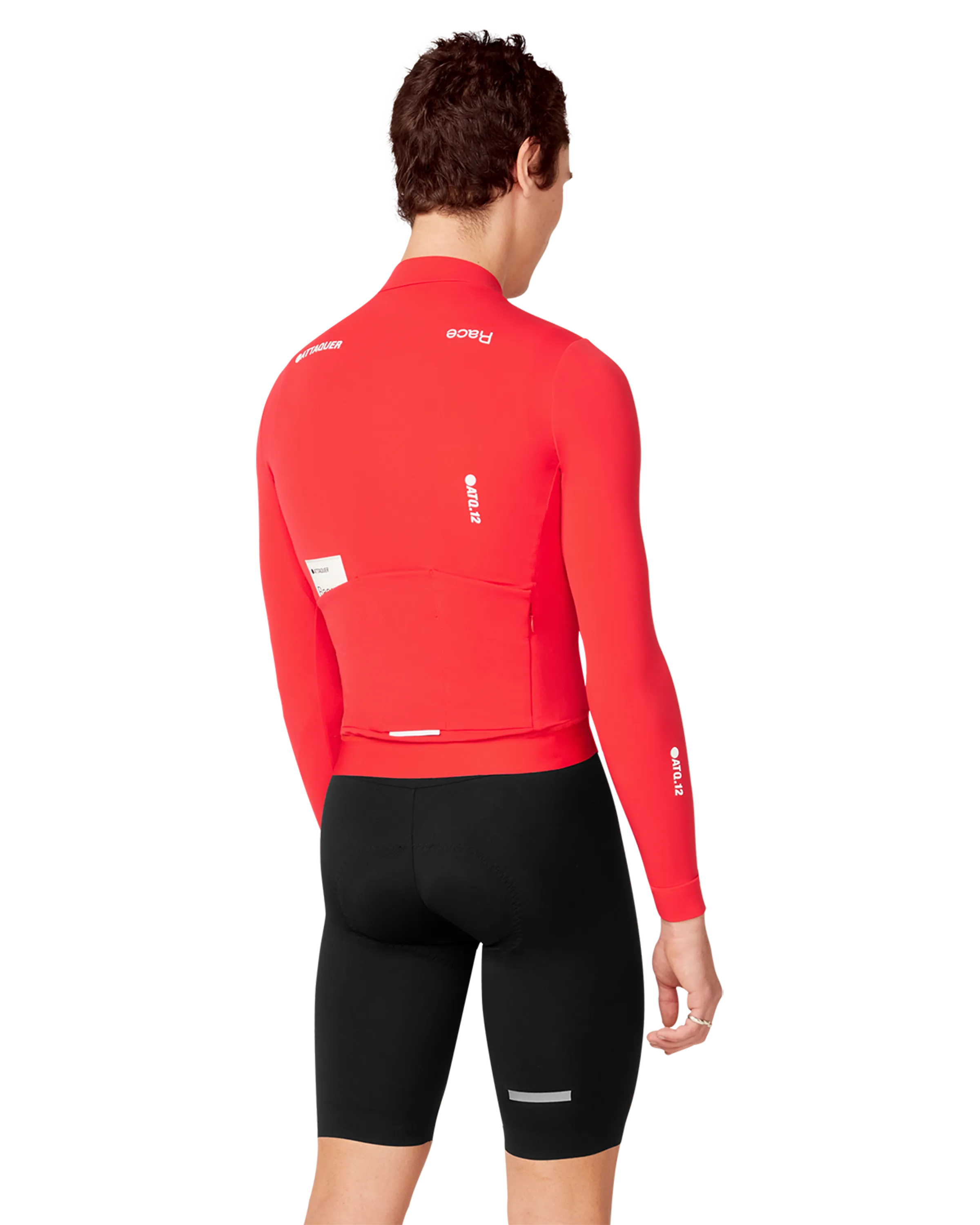 Race Winter Long Sleeved Jersey Red - Image 3
