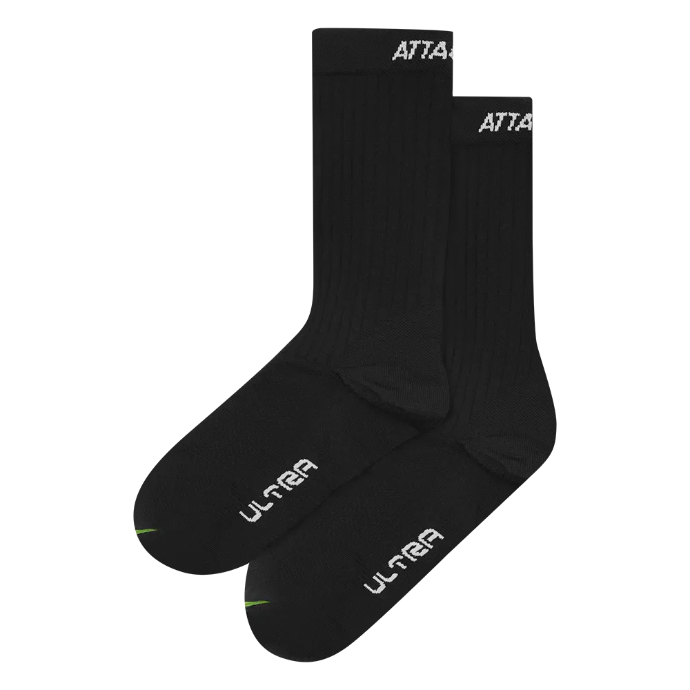 ULTRA: High Crew Socks Black - Image 5
