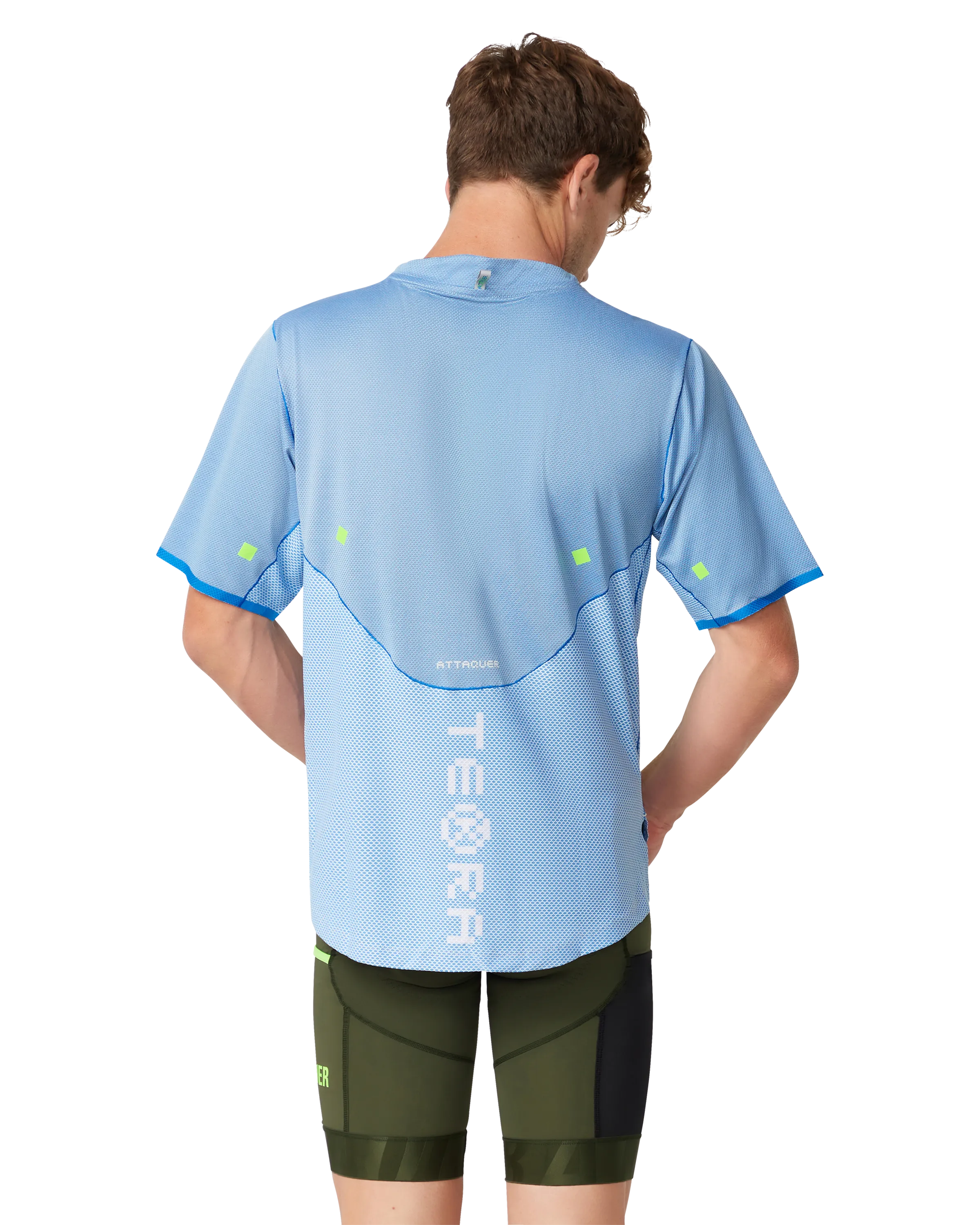Terra Short Sleeved Tech Tee Blue - Image 3