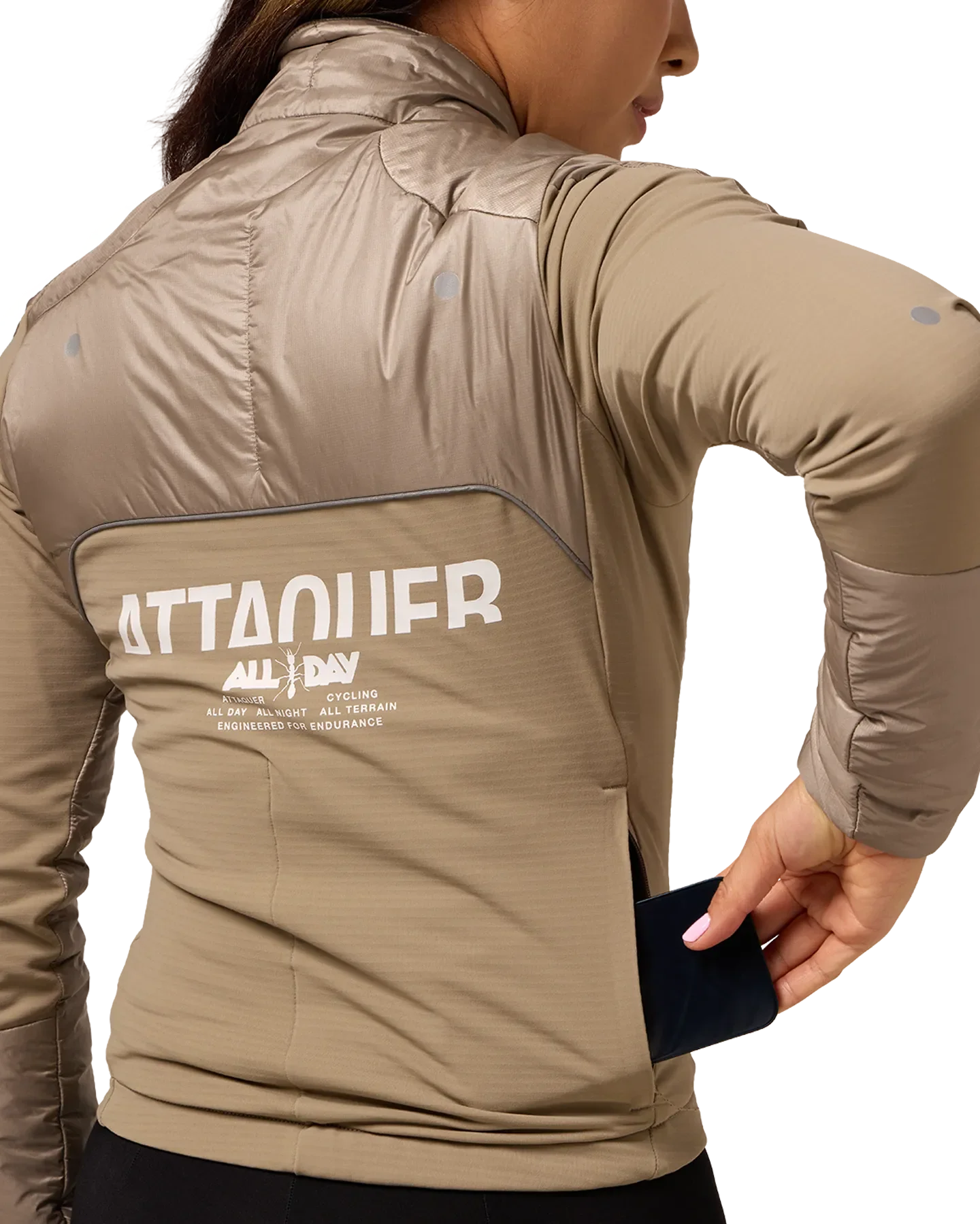 Womens All Day Insulated Jacket Clay - Image 5
