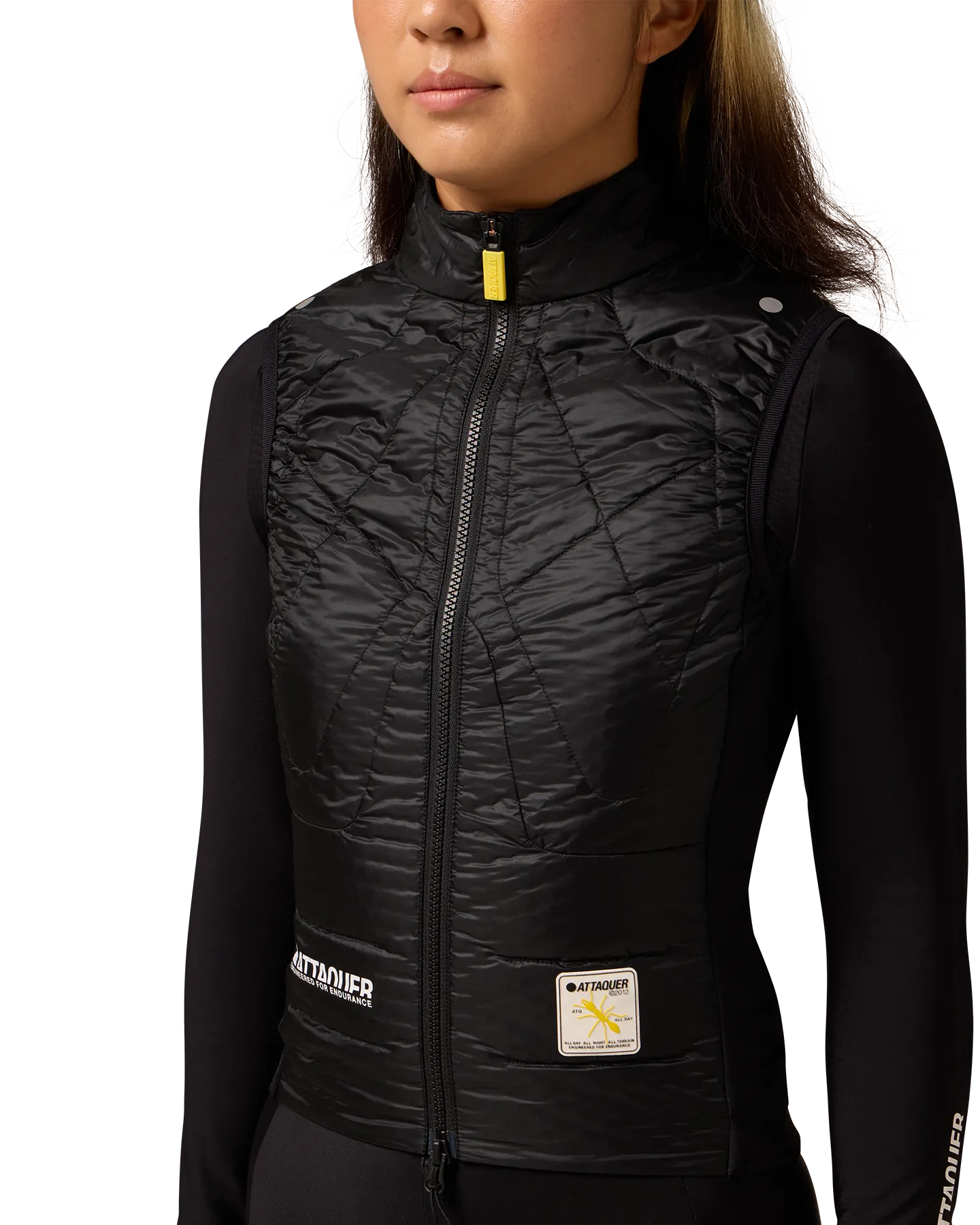 Womens All Day Insulated Gilet Black - Image 4