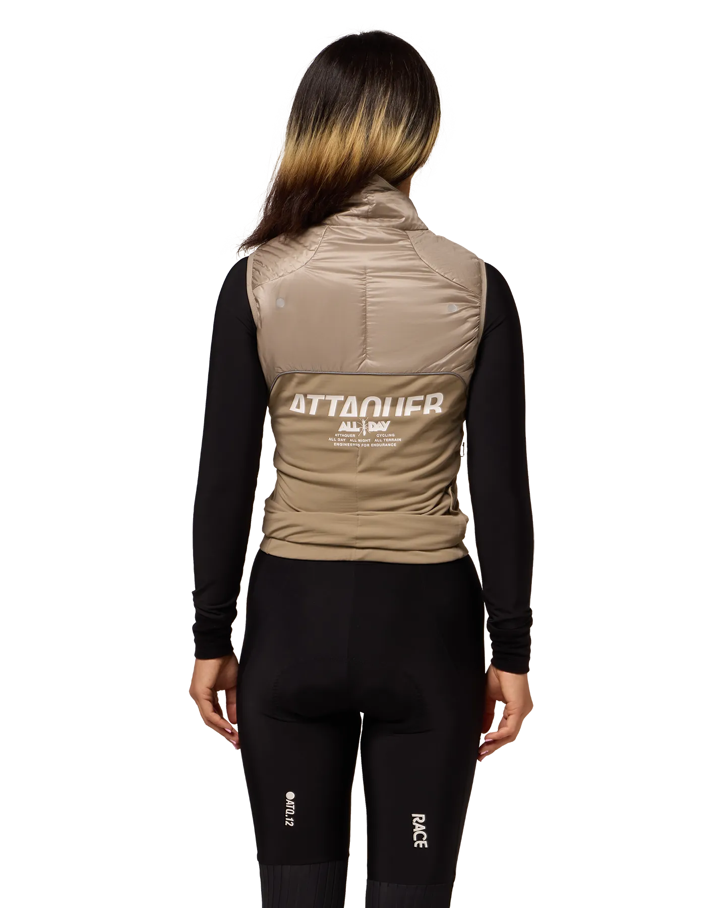 Womens All Day Insulated Gilet Clay - Image 3